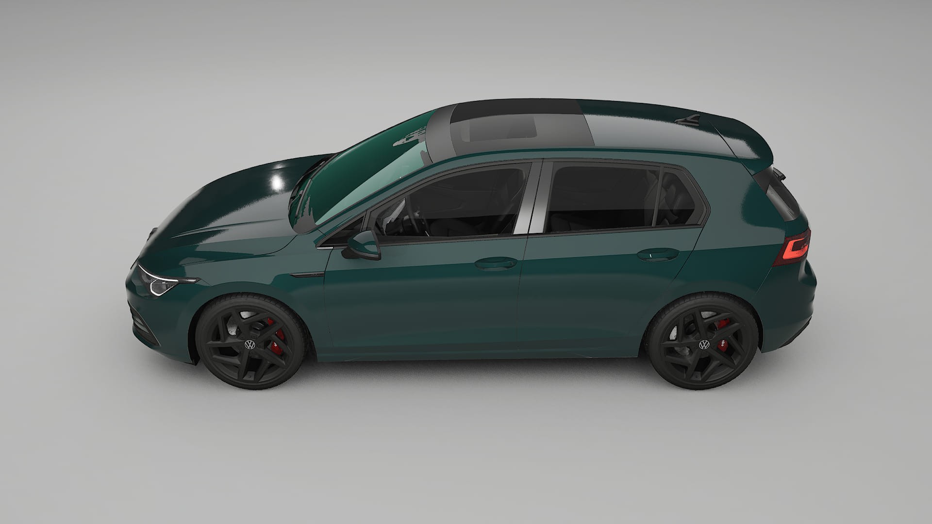 VW Golf Mk8 Film de Protecție pentru Vopsea TPU | INFERNO PPF cu Schimbare de Culoare – Kit Complet Predecupat