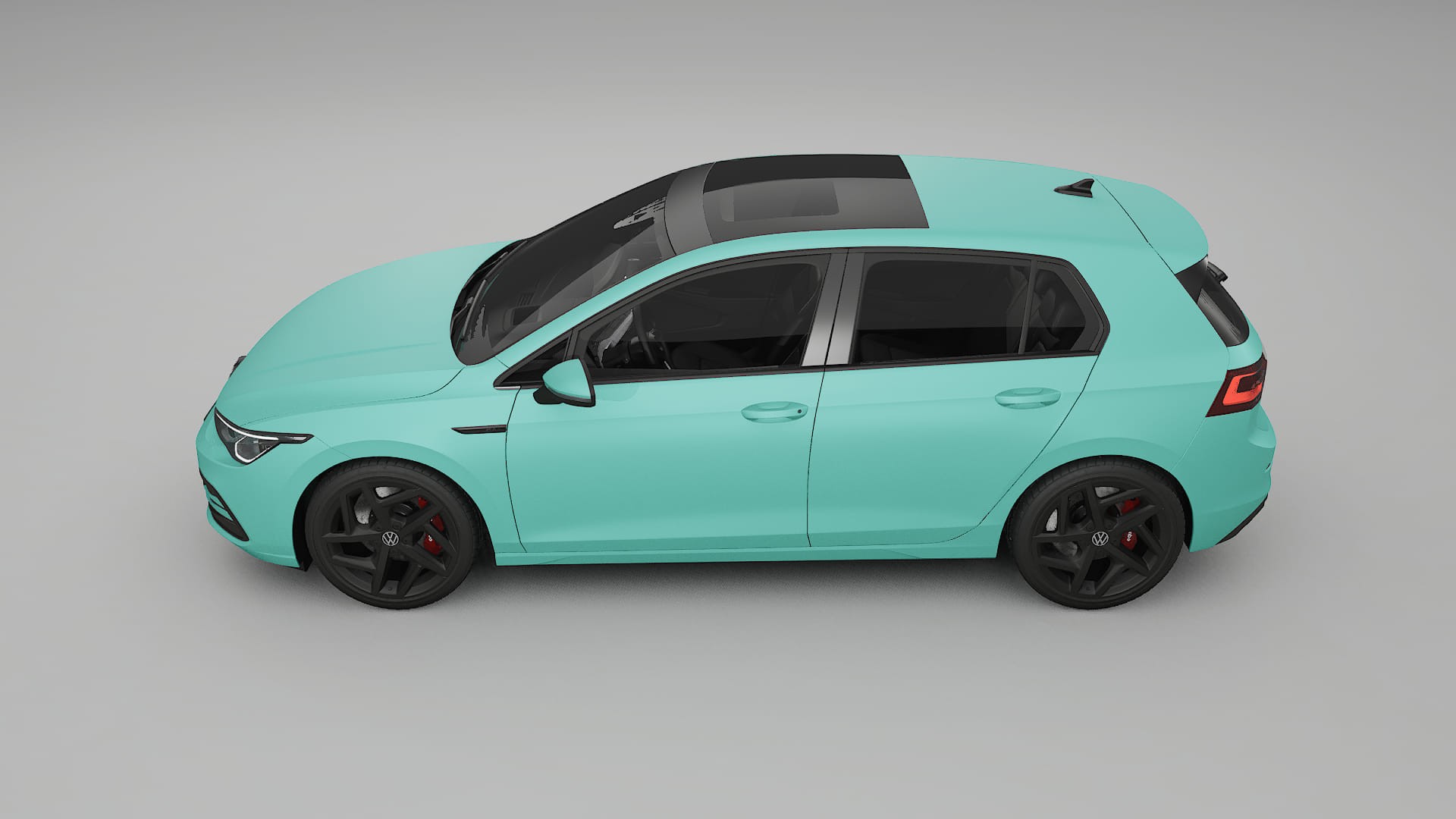 VW Golf Mk8 Film de Protecție pentru Vopsea TPU | FROST PPF cu Schimbare de Culoare – Kit Complet Predecupat