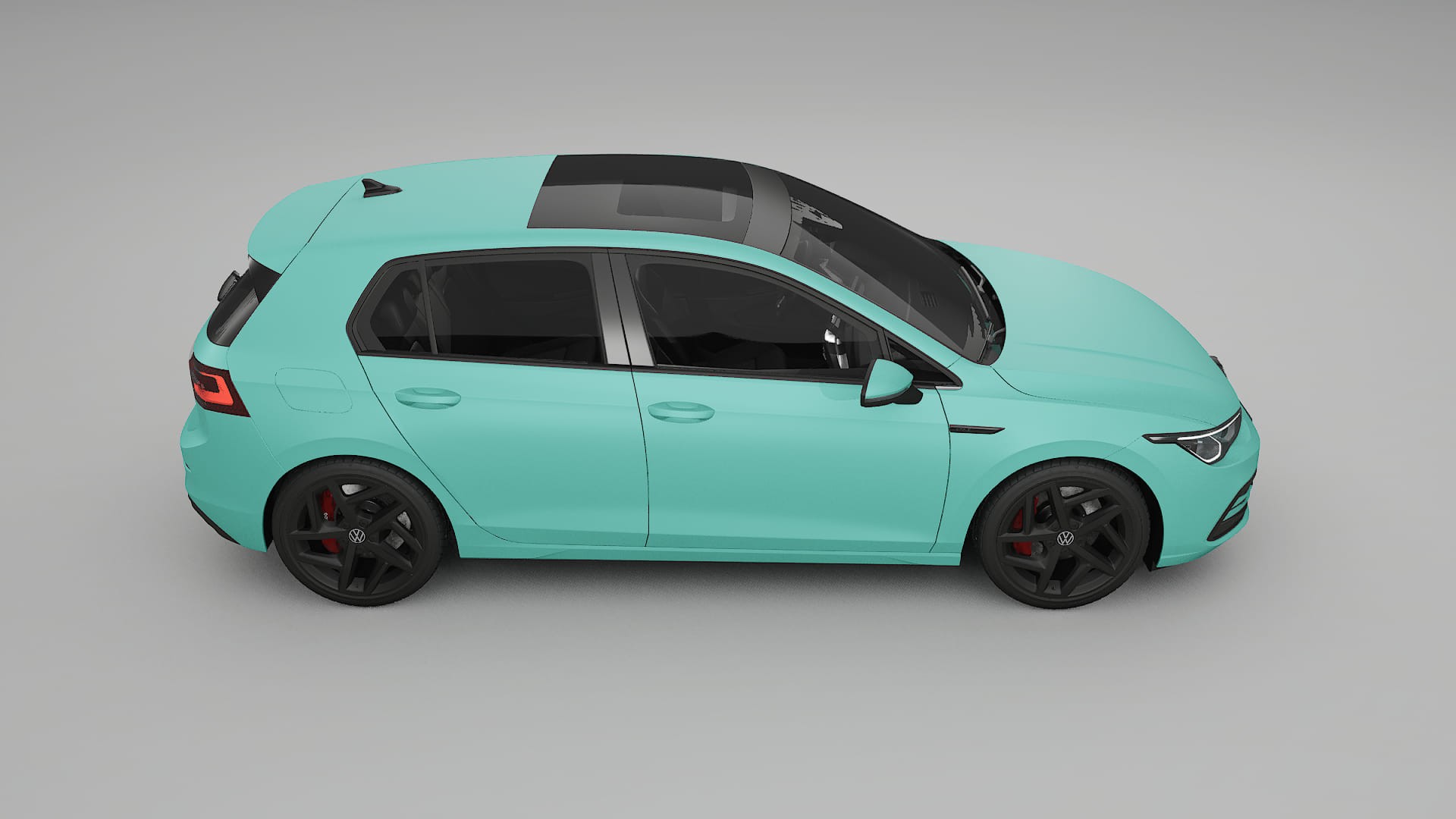 VW Golf Mk8 Film de Protecție pentru Vopsea TPU | FROST PPF cu Schimbare de Culoare – Kit Complet Predecupat