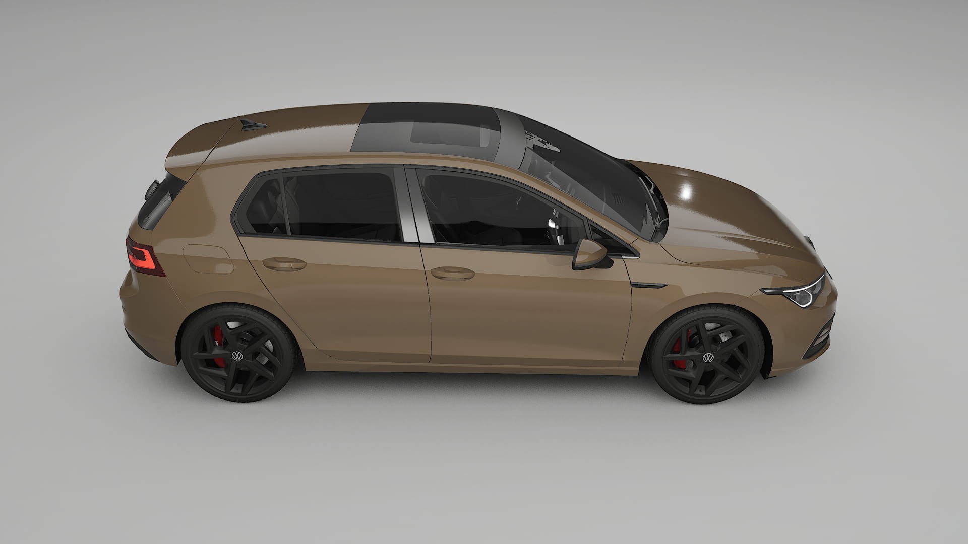 VW Golf Mk8 Film de Protecție pentru Vopsea TPU | SAHARA PPF cu Schimbare de Culoare – Kit Complet Predecupat