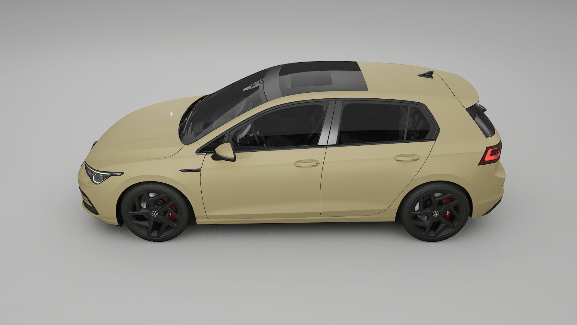 VW Golf Mk8 Film de Protecție pentru Vopsea TPU | SAND PPF cu Schimbare de Culoare – Kit Complet Predecupat