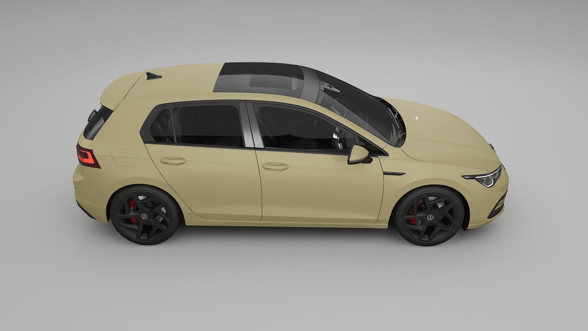 VW Golf Mk8 Film de Protecție pentru Vopsea TPU | SAND PPF cu Schimbare de Culoare – Kit Complet Predecupat