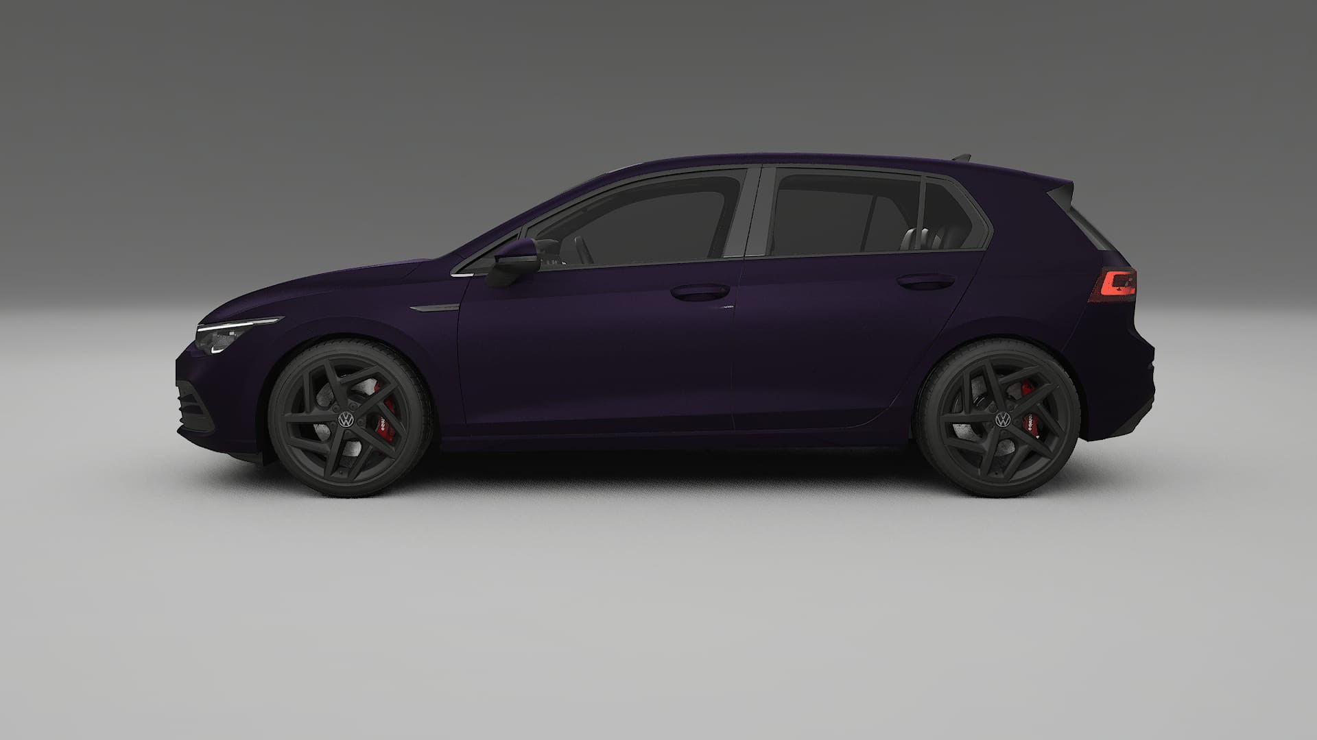 VW Golf Mk8 Film de Protecție pentru Vopsea TPU | VIOLET PPF cu Schimbare de Culoare – Kit Complet Predecupat