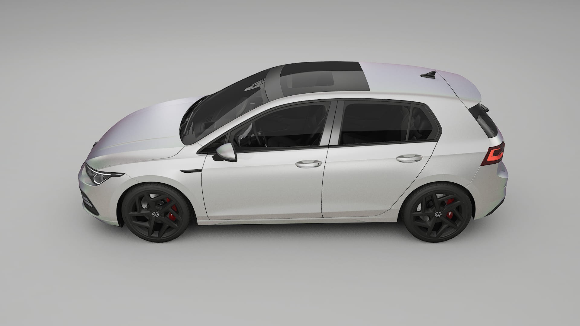 VW Golf Mk8 Film de Protecție pentru Vopsea TPU | NEBULA PPF cu Schimbare de Culoare – Kit Complet Predecupat