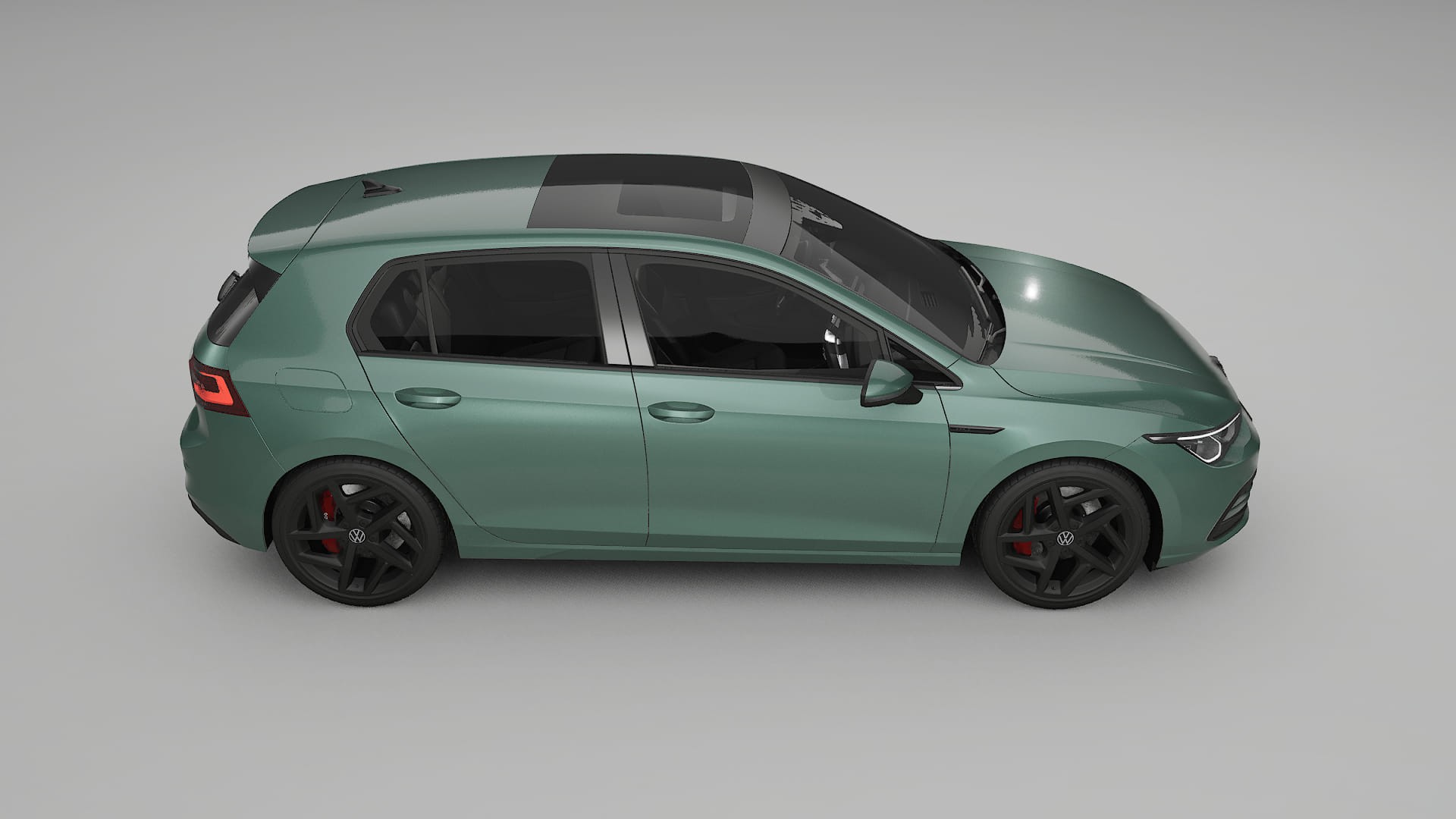 VW Golf Mk8 Film de Protecție pentru Vopsea TPU | EVERGREEN PPF cu Schimbare de Culoare – Kit Complet Predecupat