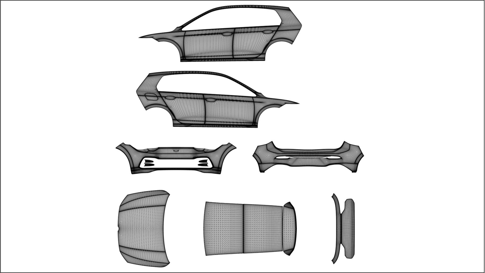 VW Golf Mk8 Film de Protecție pentru Vopsea TPU | LAGOON PPF cu Schimbare de Culoare – Kit Complet Predecupat 2