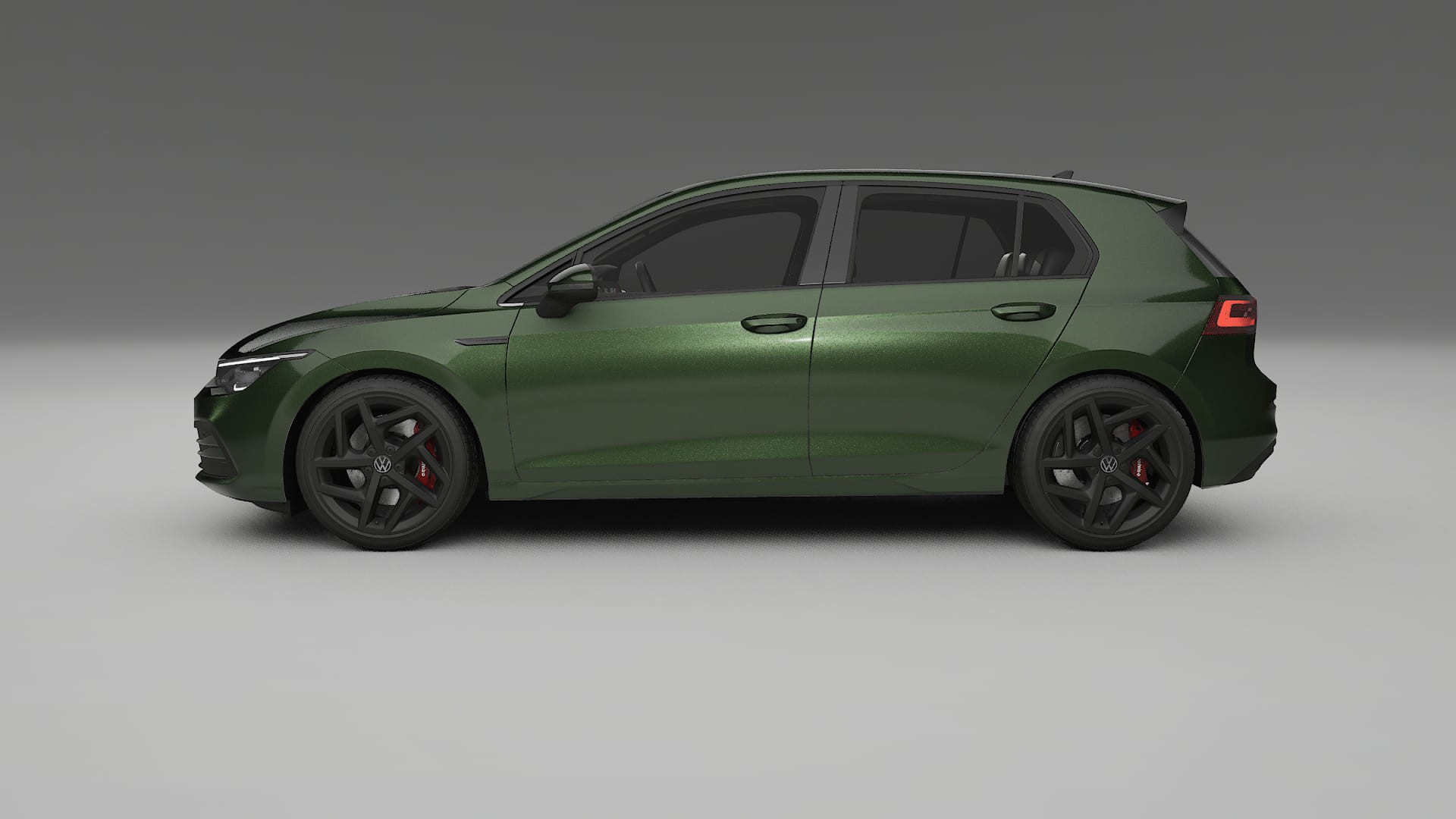 VW Golf Mk8 Film de Protecție pentru Vopsea TPU | LAGOON PPF cu Schimbare de Culoare – Kit Complet Predecupat