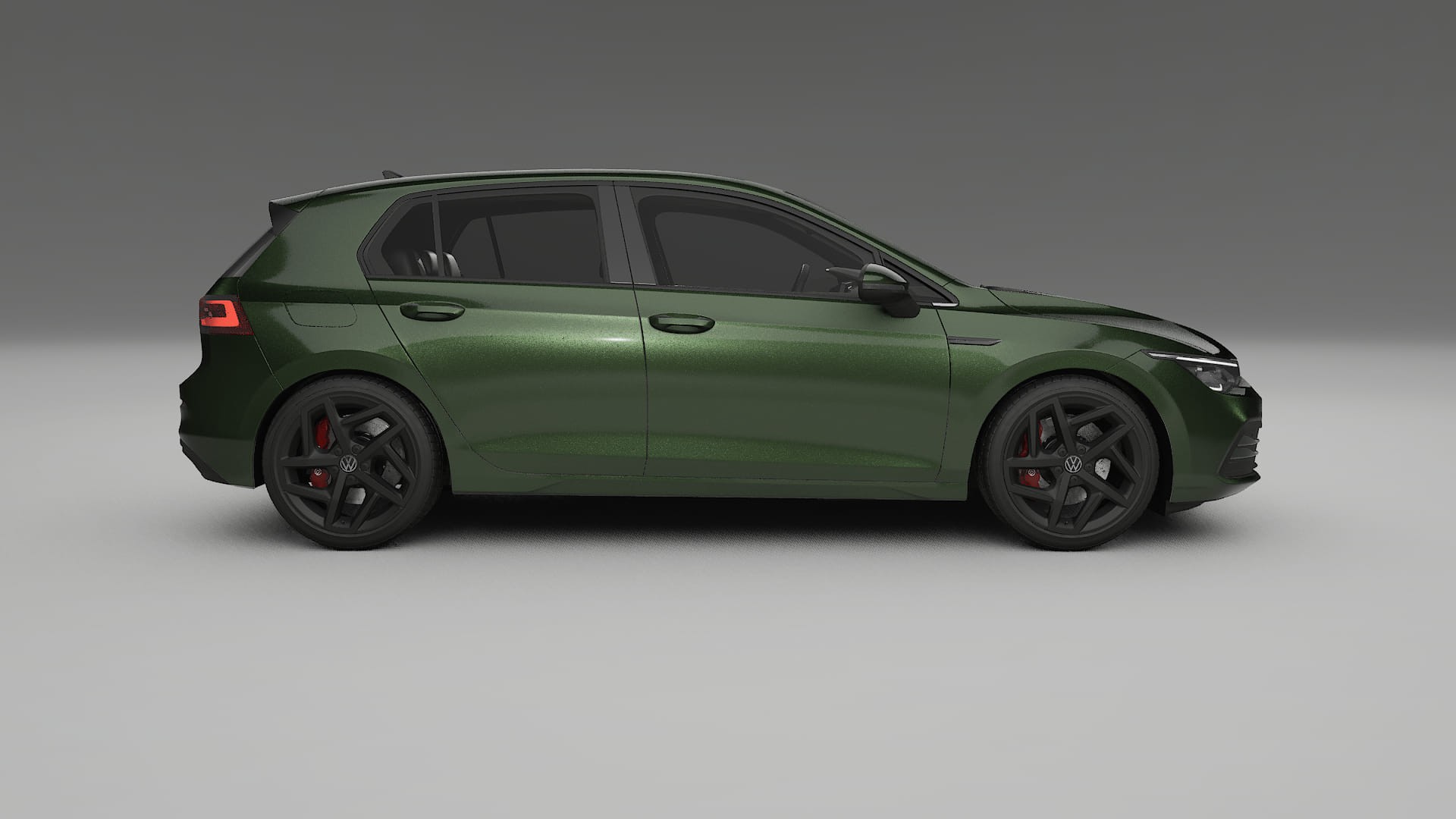 VW Golf Mk8 Film de Protecție pentru Vopsea TPU | LAGOON PPF cu Schimbare de Culoare – Kit Complet Predecupat