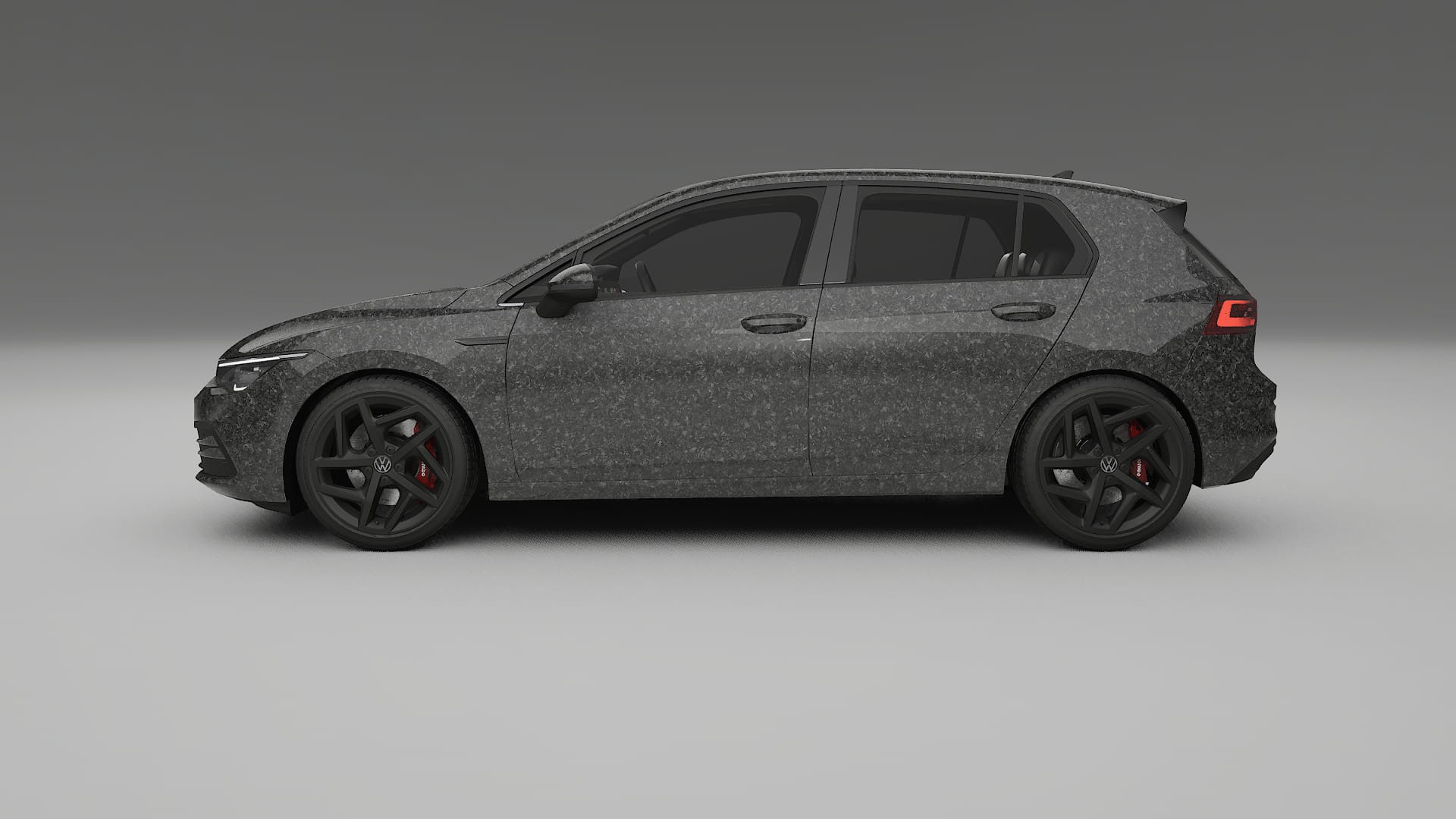 VW Golf Mk8 Film de Protecție pentru Vopsea TPU | FORGED S PPF cu Schimbare de Culoare – Kit Complet Predecupat