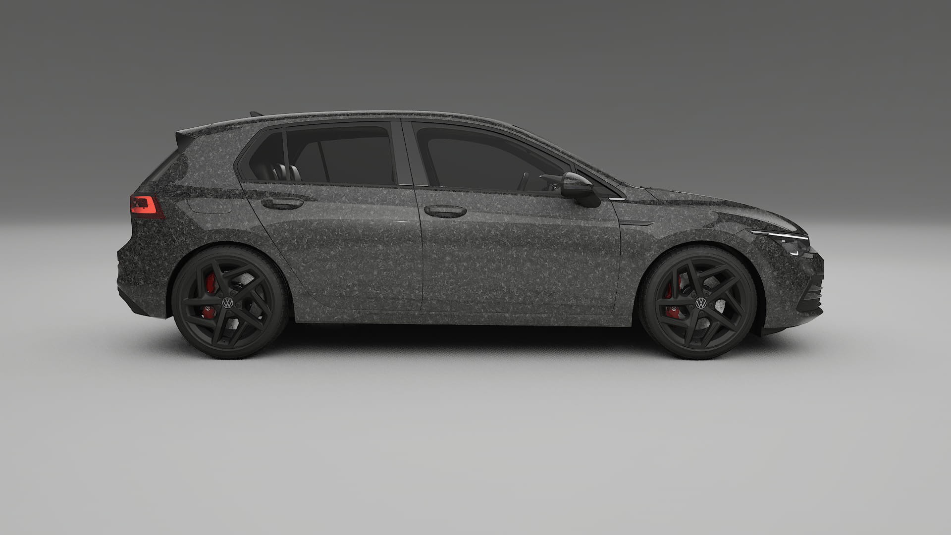 VW Golf Mk8 Film de Protecție pentru Vopsea TPU | FORGED S PPF cu Schimbare de Culoare – Kit Complet Predecupat