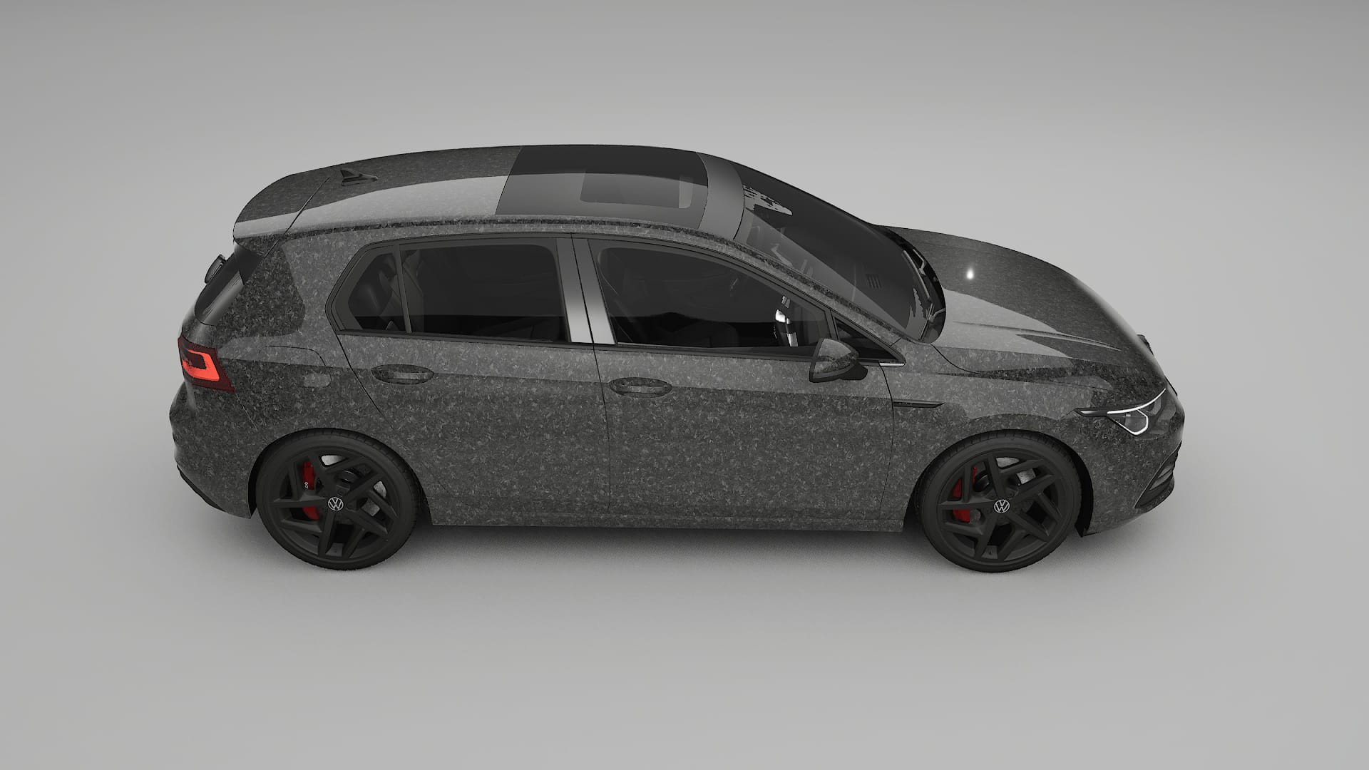 VW Golf Mk8 Film de Protecție pentru Vopsea TPU | FORGED S PPF cu Schimbare de Culoare – Kit Complet Predecupat