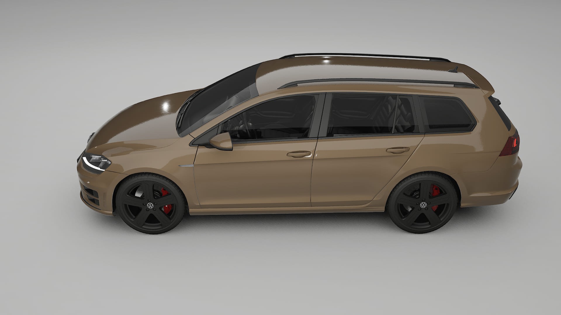 VW Golf Variant Mk7 Film de Protecție pentru Vopsea TPU | SAHARA PPF cu Schimbare de Culoare – Kit Complet Predecupat