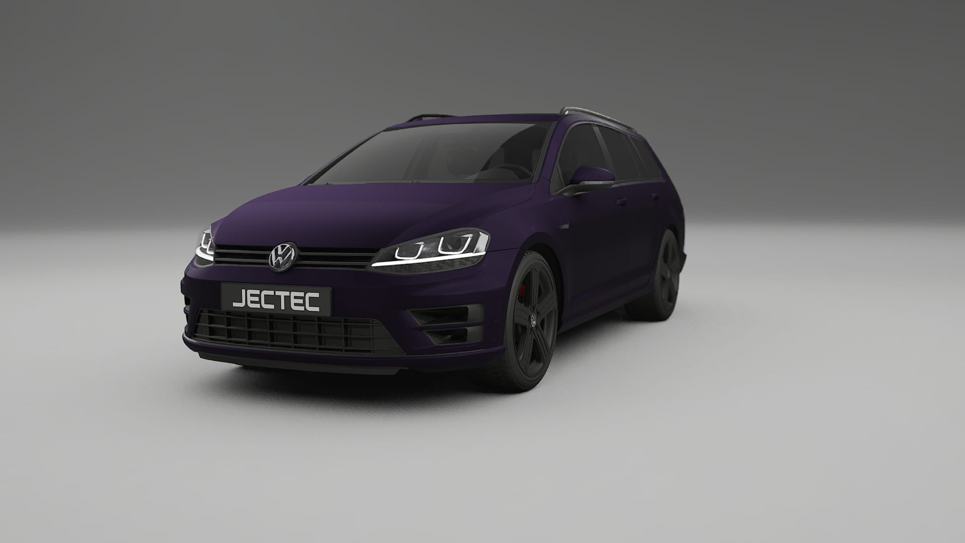 VW Golf Variant Mk7 Film de Protecție pentru Vopsea TPU | VIOLET PPF cu Schimbare de Culoare – Kit Complet Predecupat