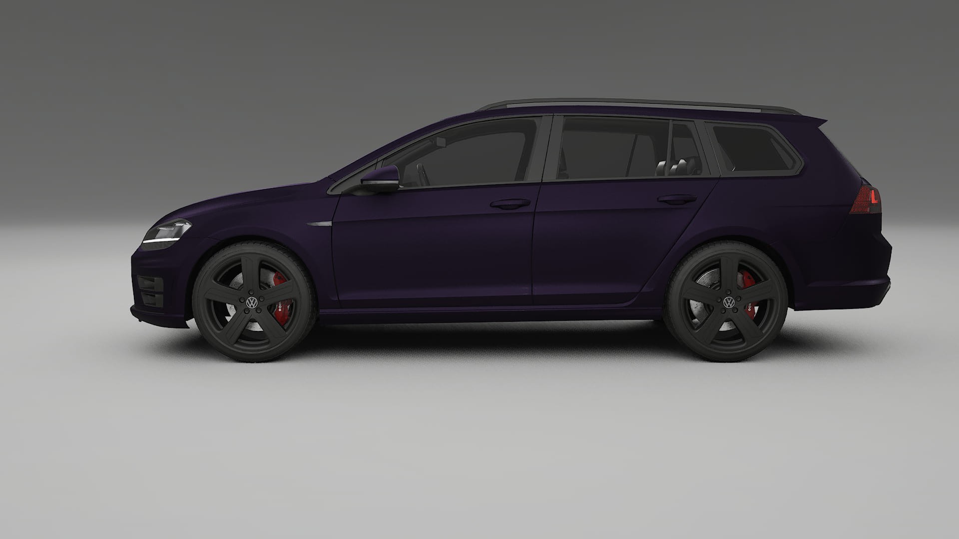VW Golf Variant Mk7 Film de Protecție pentru Vopsea TPU | VIOLET PPF cu Schimbare de Culoare – Kit Complet Predecupat
