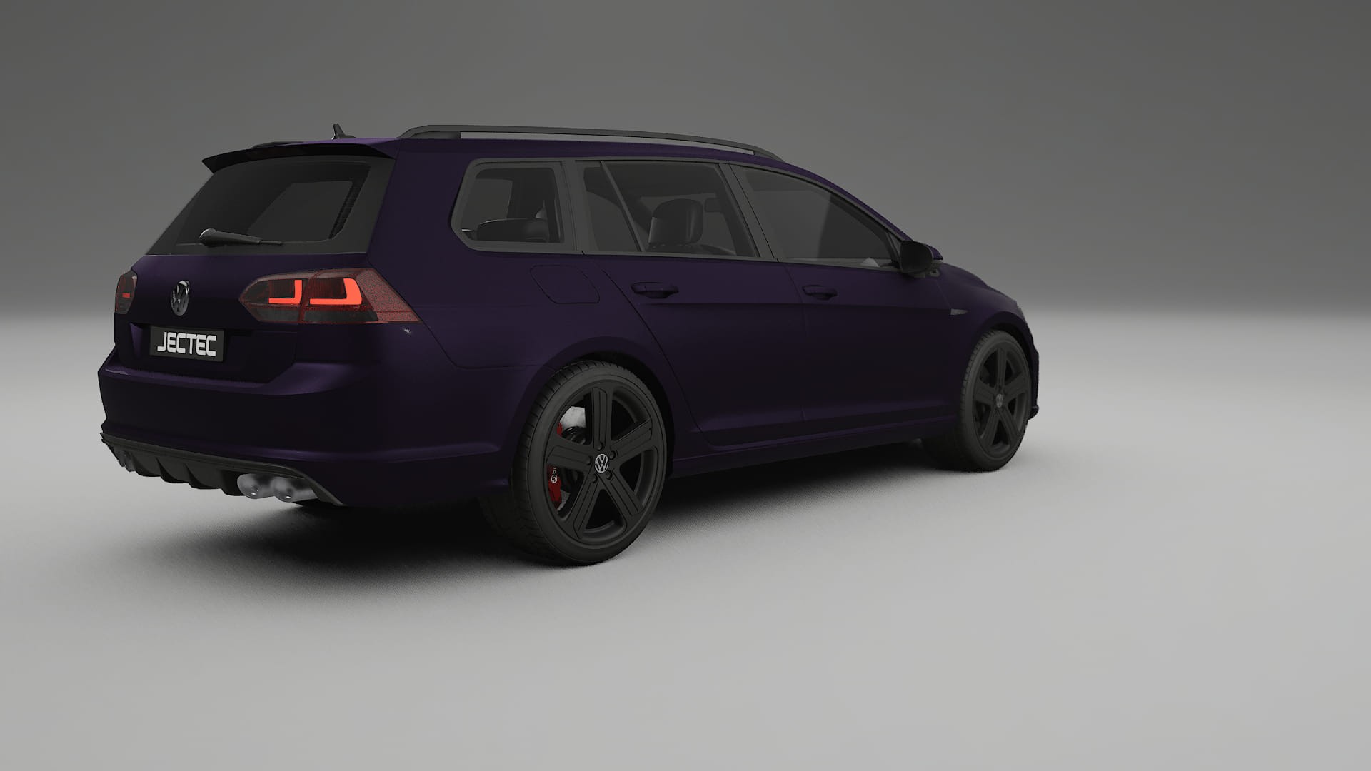 VW Golf Variant Mk7 Film de Protecție pentru Vopsea TPU | VIOLET PPF cu Schimbare de Culoare – Kit Complet Predecupat