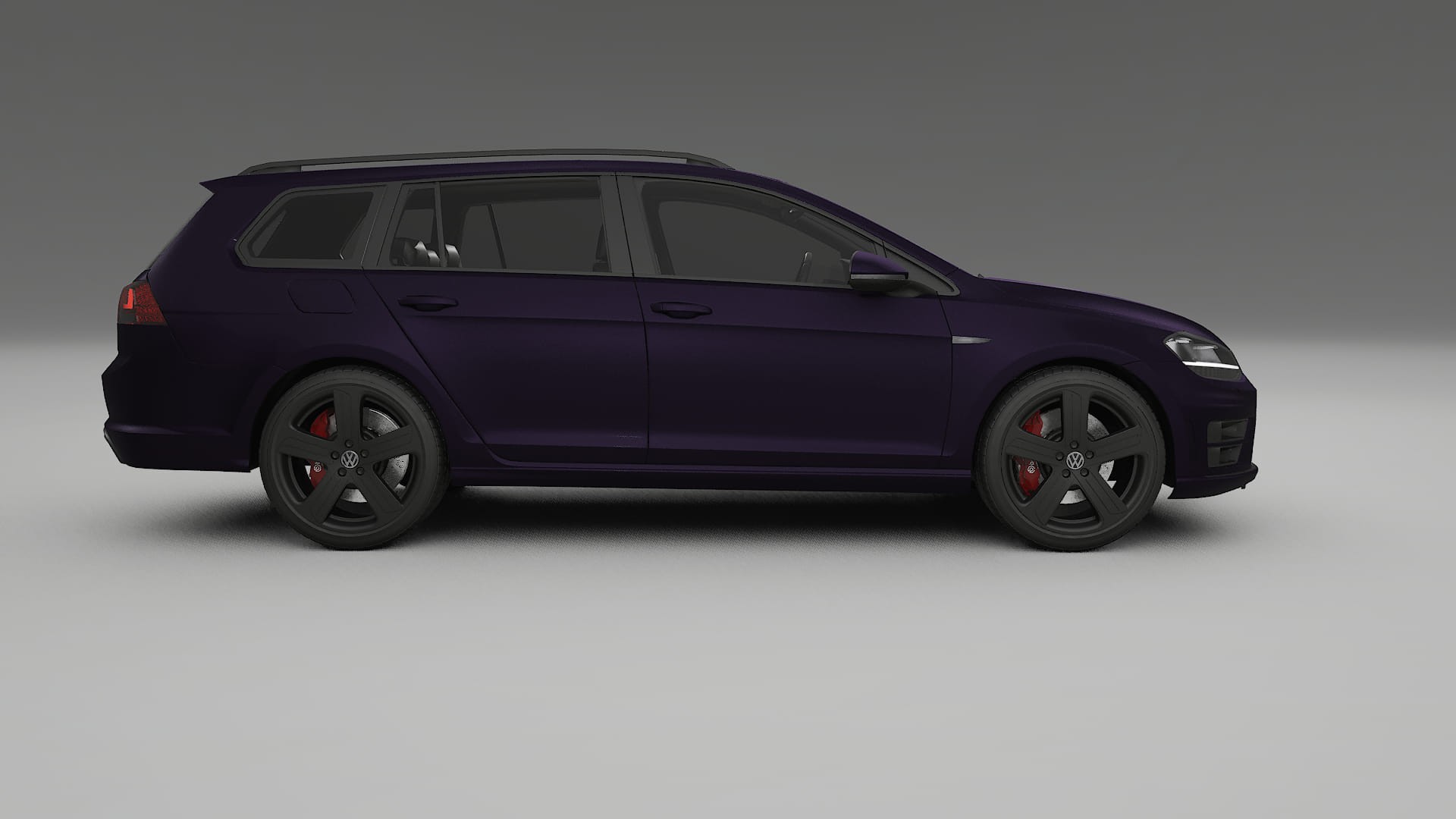 VW Golf Variant Mk7 Film de Protecție pentru Vopsea TPU | VIOLET PPF cu Schimbare de Culoare – Kit Complet Predecupat