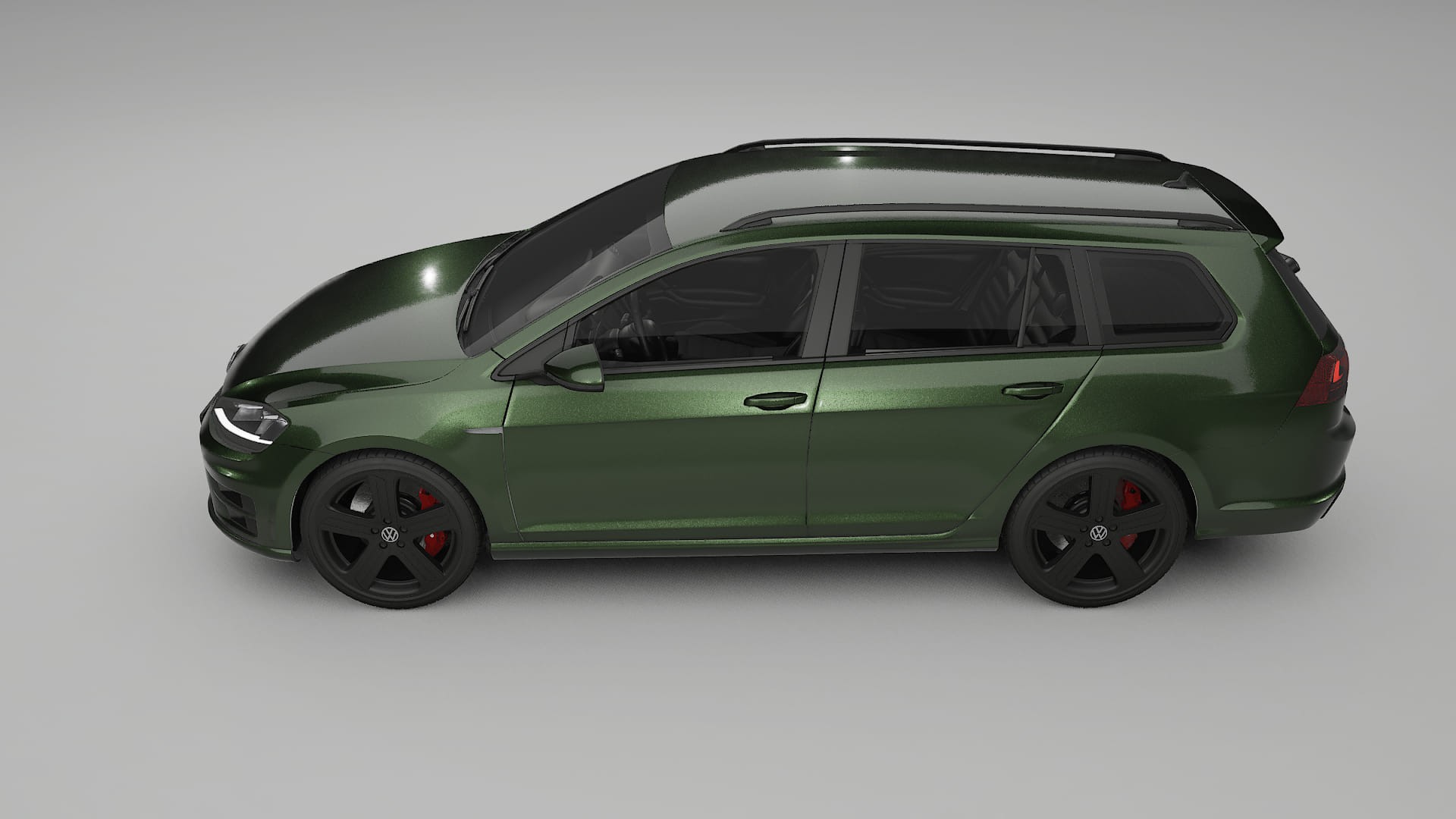 VW Golf Variant Mk7 Film de Protecție pentru Vopsea TPU | LAGOON PPF cu Schimbare de Culoare – Kit Complet Predecupat