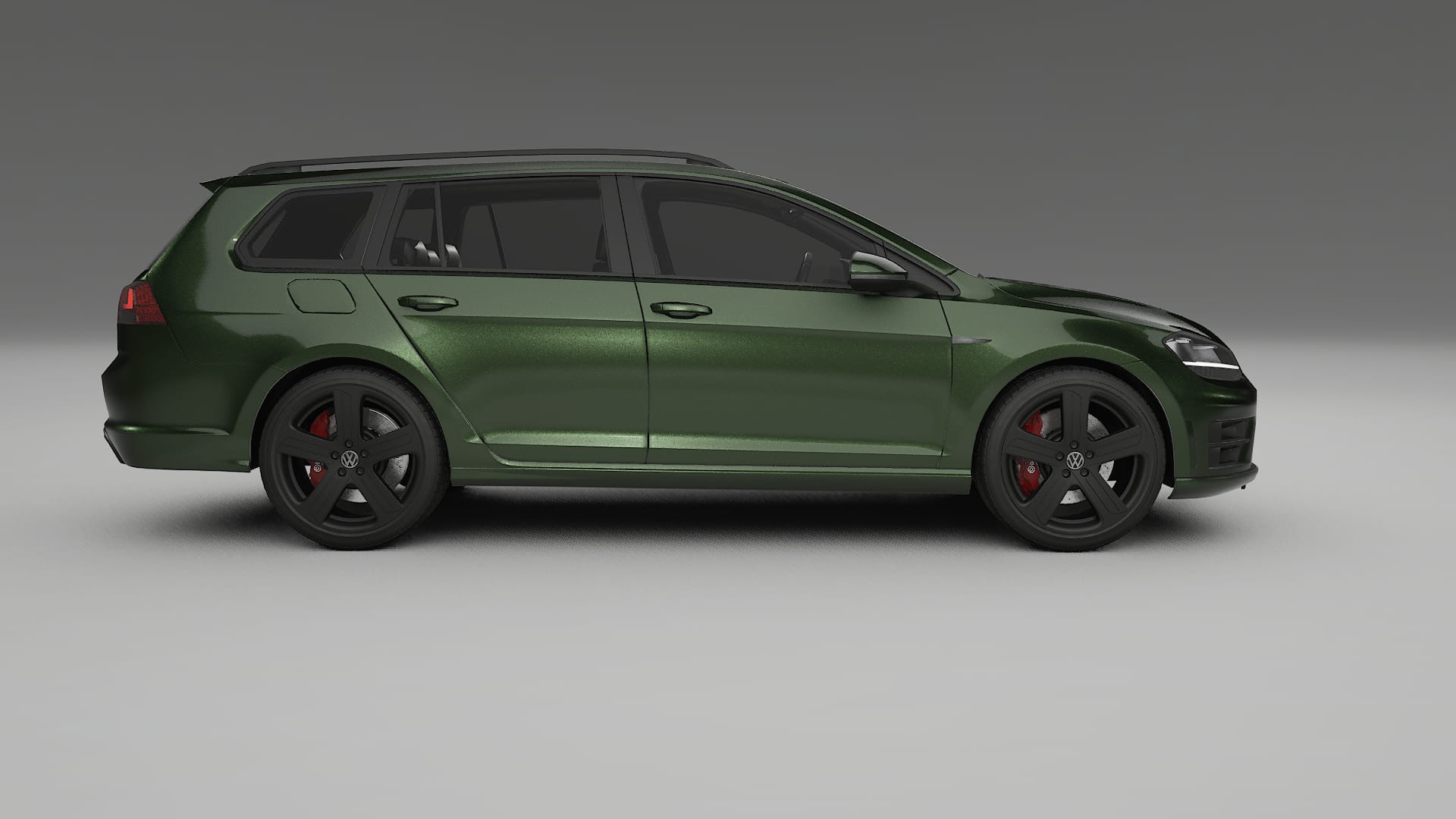 VW Golf Variant Mk7 Film de Protecție pentru Vopsea TPU | LAGOON PPF cu Schimbare de Culoare – Kit Complet Predecupat