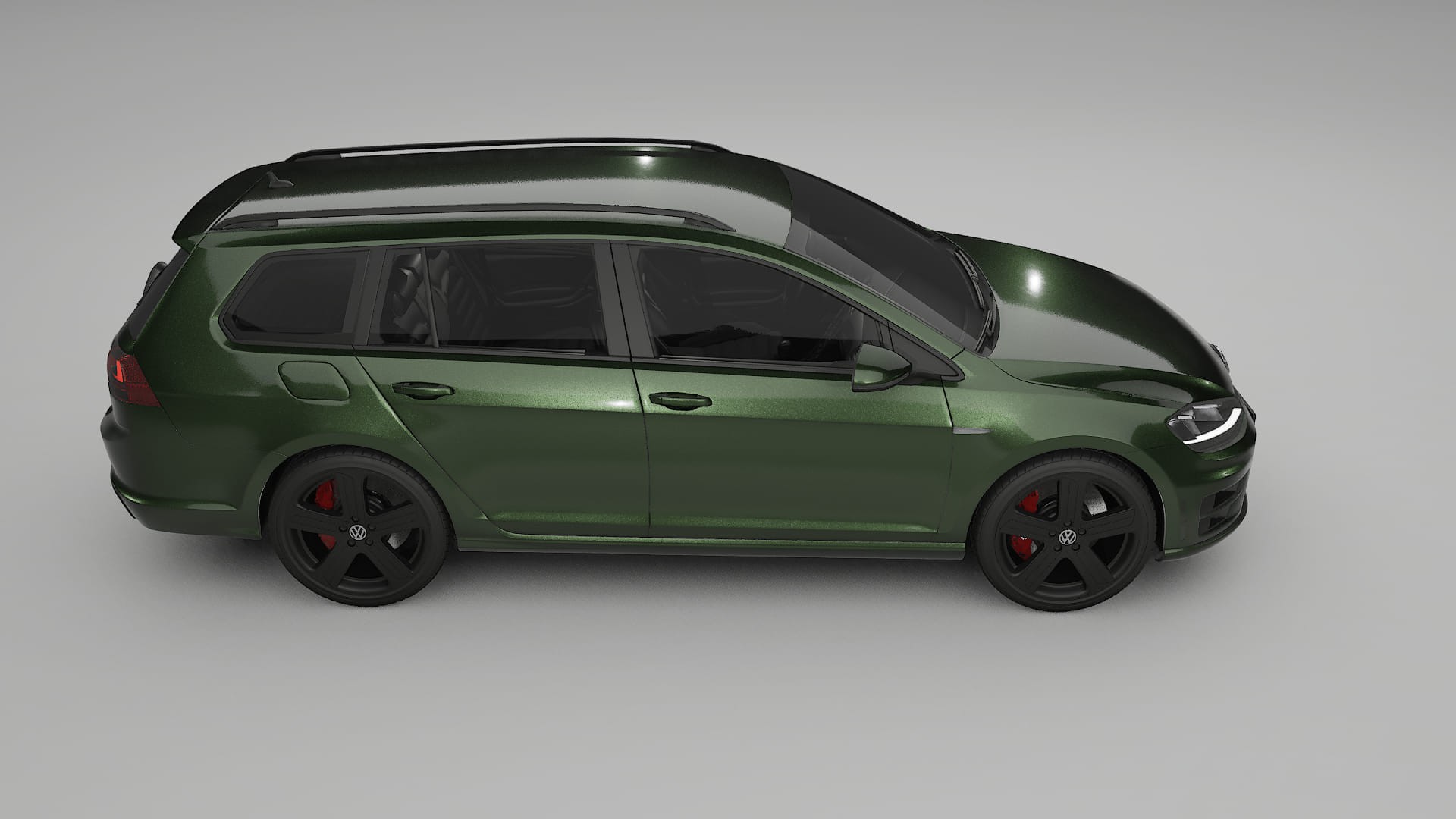 VW Golf Variant Mk7 Film de Protecție pentru Vopsea TPU | LAGOON PPF cu Schimbare de Culoare – Kit Complet Predecupat