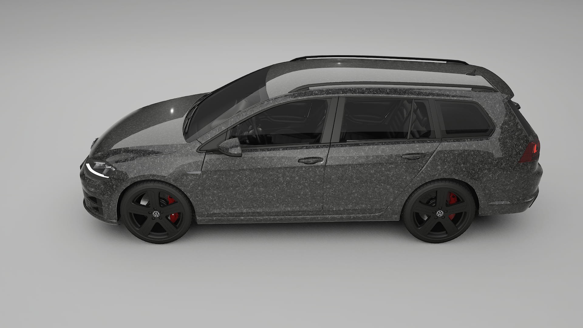 VW Golf Variant Mk7 Film de Protecție pentru Vopsea TPU | FORGED S PPF cu Schimbare de Culoare – Kit Complet Predecupat