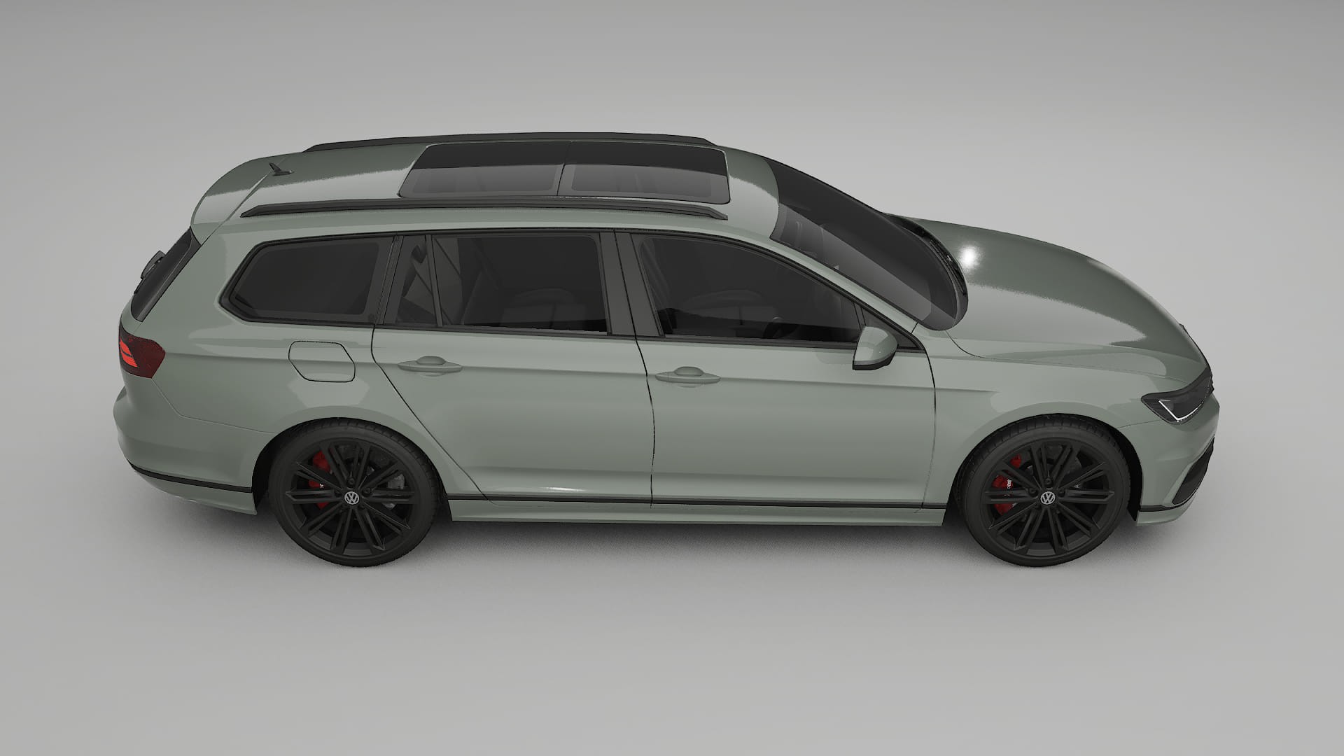 VW Passat Variant R B8 Film de Protecție pentru Vopsea TPU | SLATE PPF cu Schimbare de Culoare – Kit Complet Predecupat