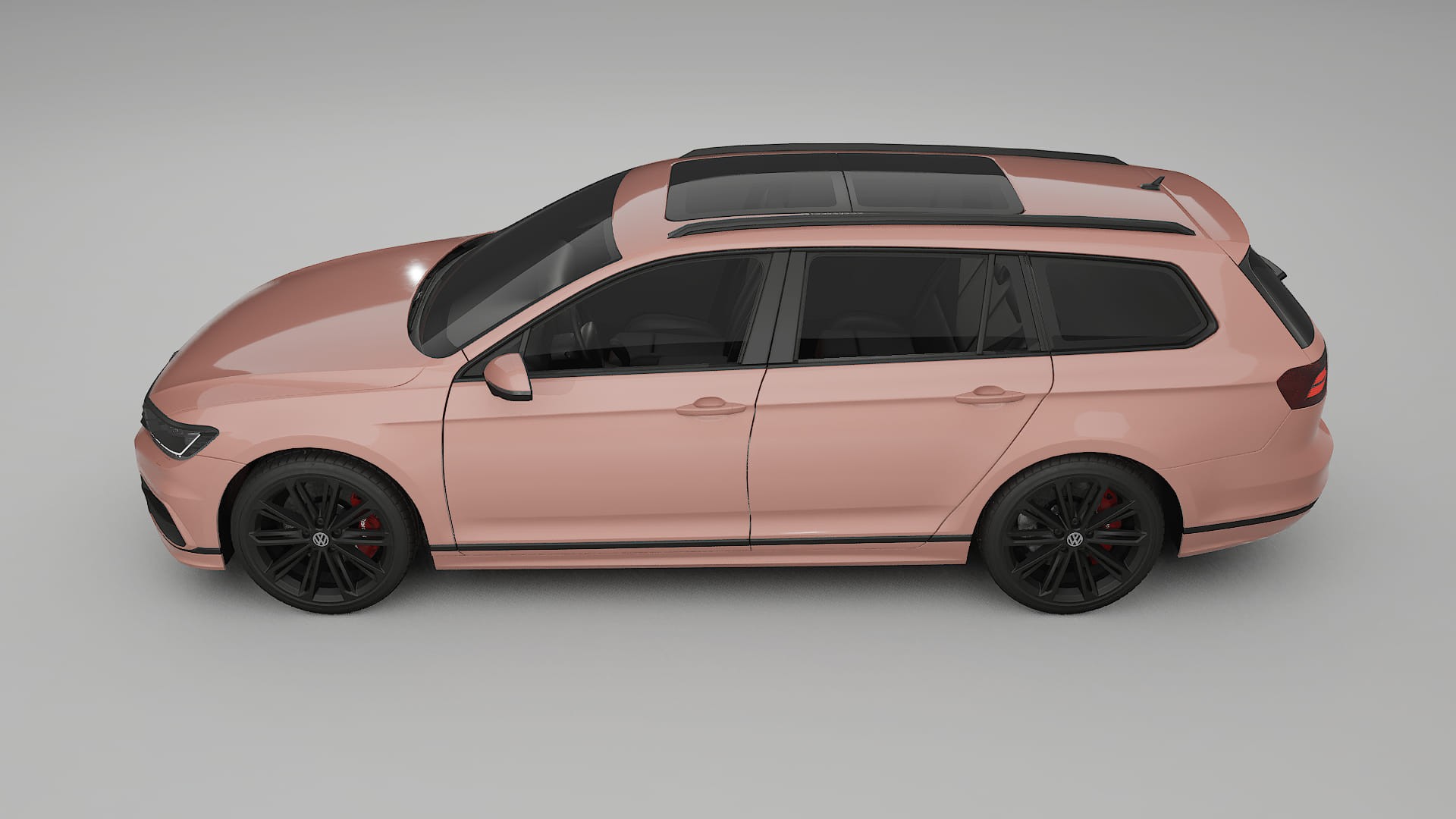 VW Passat Variant R B8 Film de Protecție pentru Vopsea TPU | BLUSH PPF cu Schimbare de Culoare – Kit Complet Predecupat