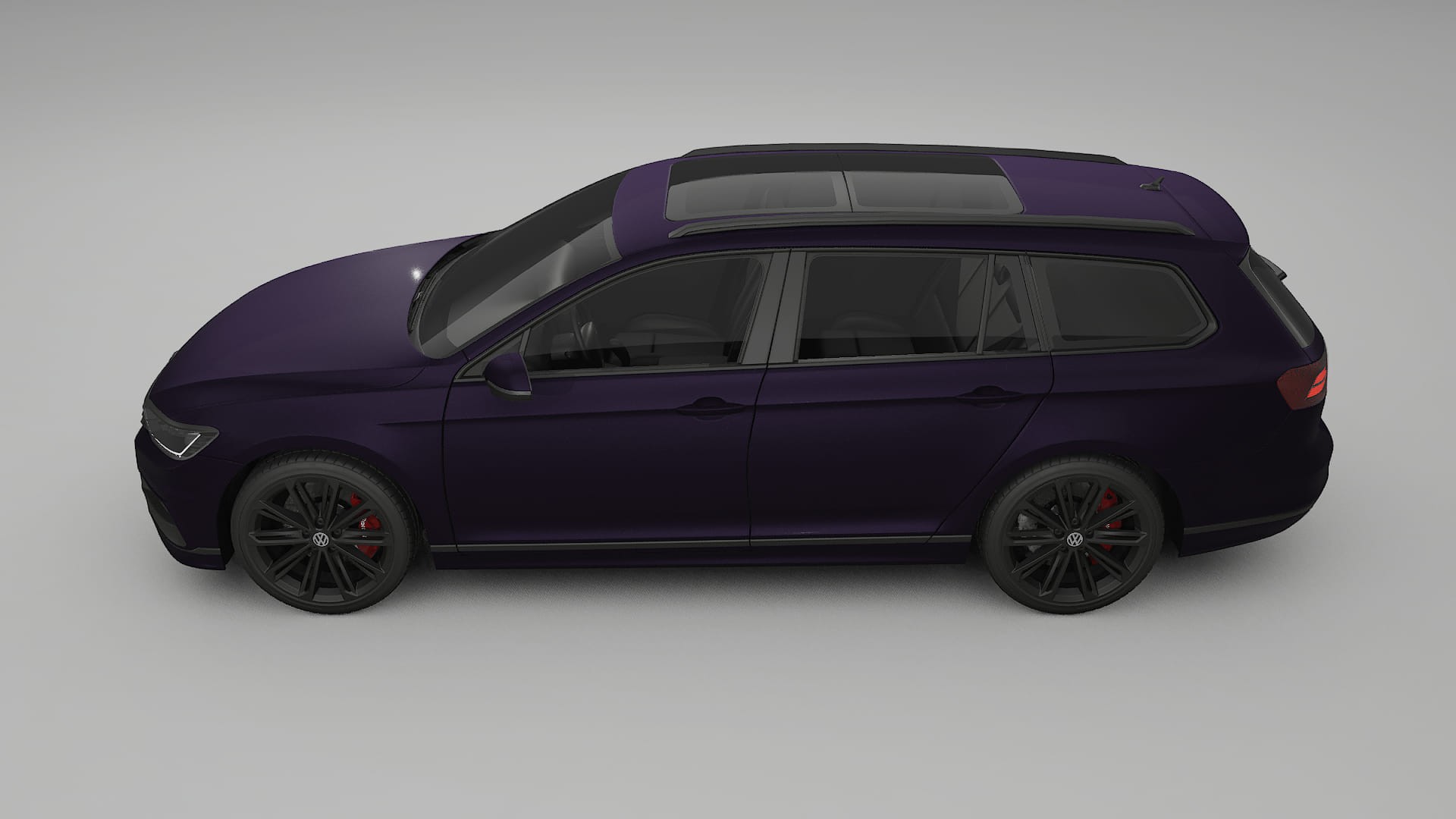 VW Passat Variant R B8 Film de Protecție pentru Vopsea TPU | VIOLET PPF cu Schimbare de Culoare – Kit Complet Predecupat