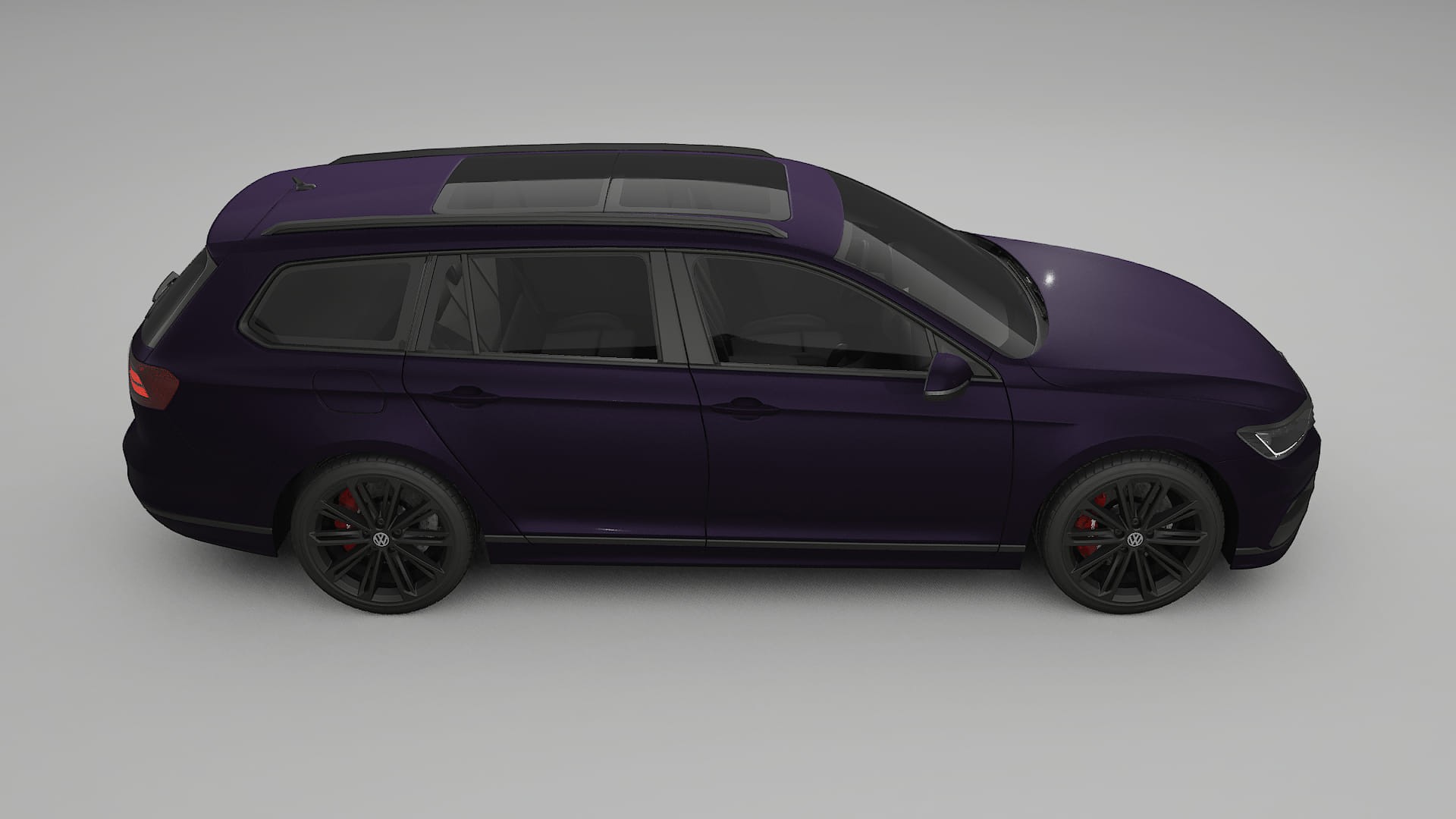VW Passat Variant R B8 Film de Protecție pentru Vopsea TPU | VIOLET PPF cu Schimbare de Culoare – Kit Complet Predecupat