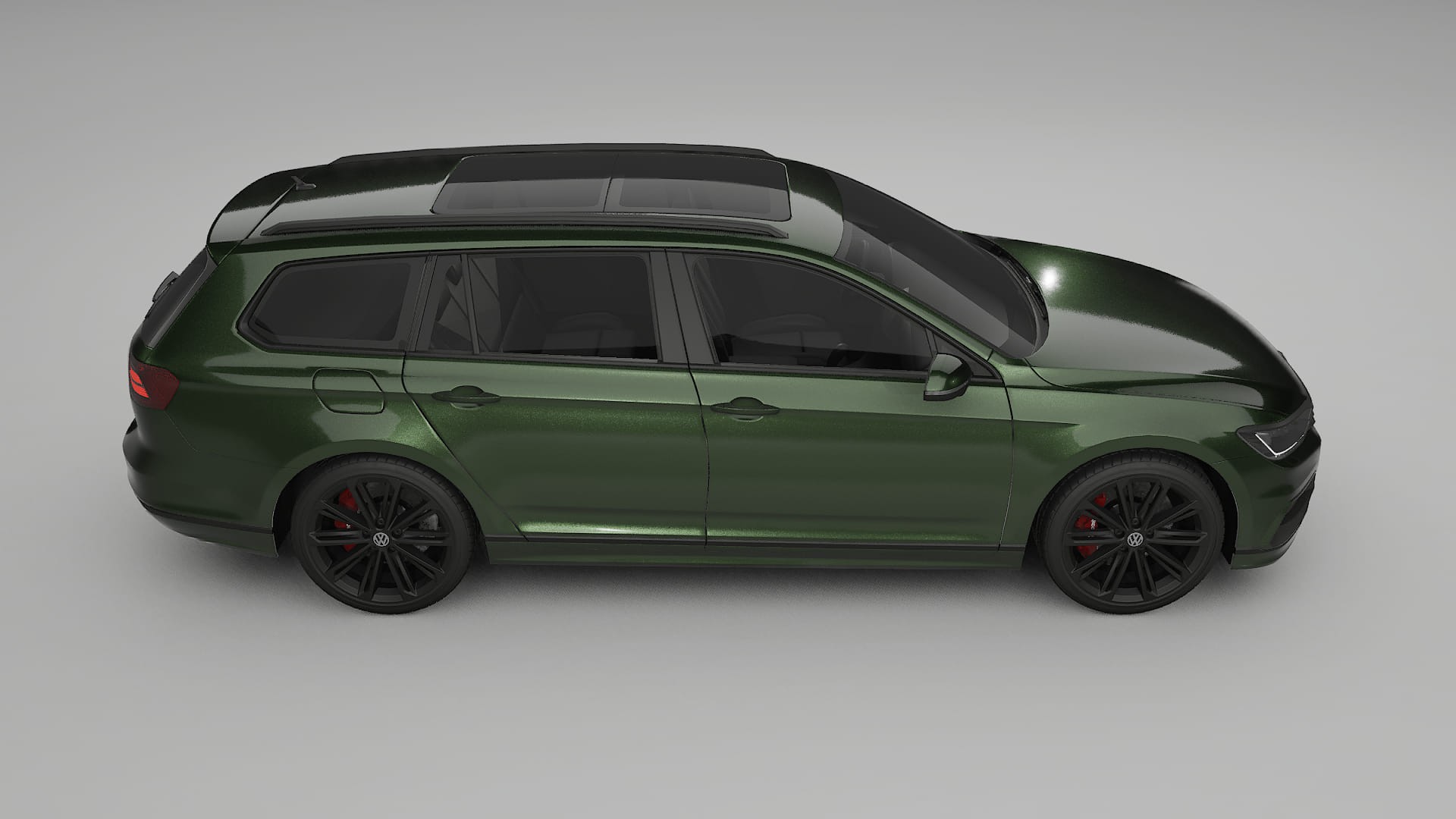 VW Passat Variant R B8 Film de Protecție pentru Vopsea TPU | LAGOON PPF cu Schimbare de Culoare – Kit Complet Predecupat