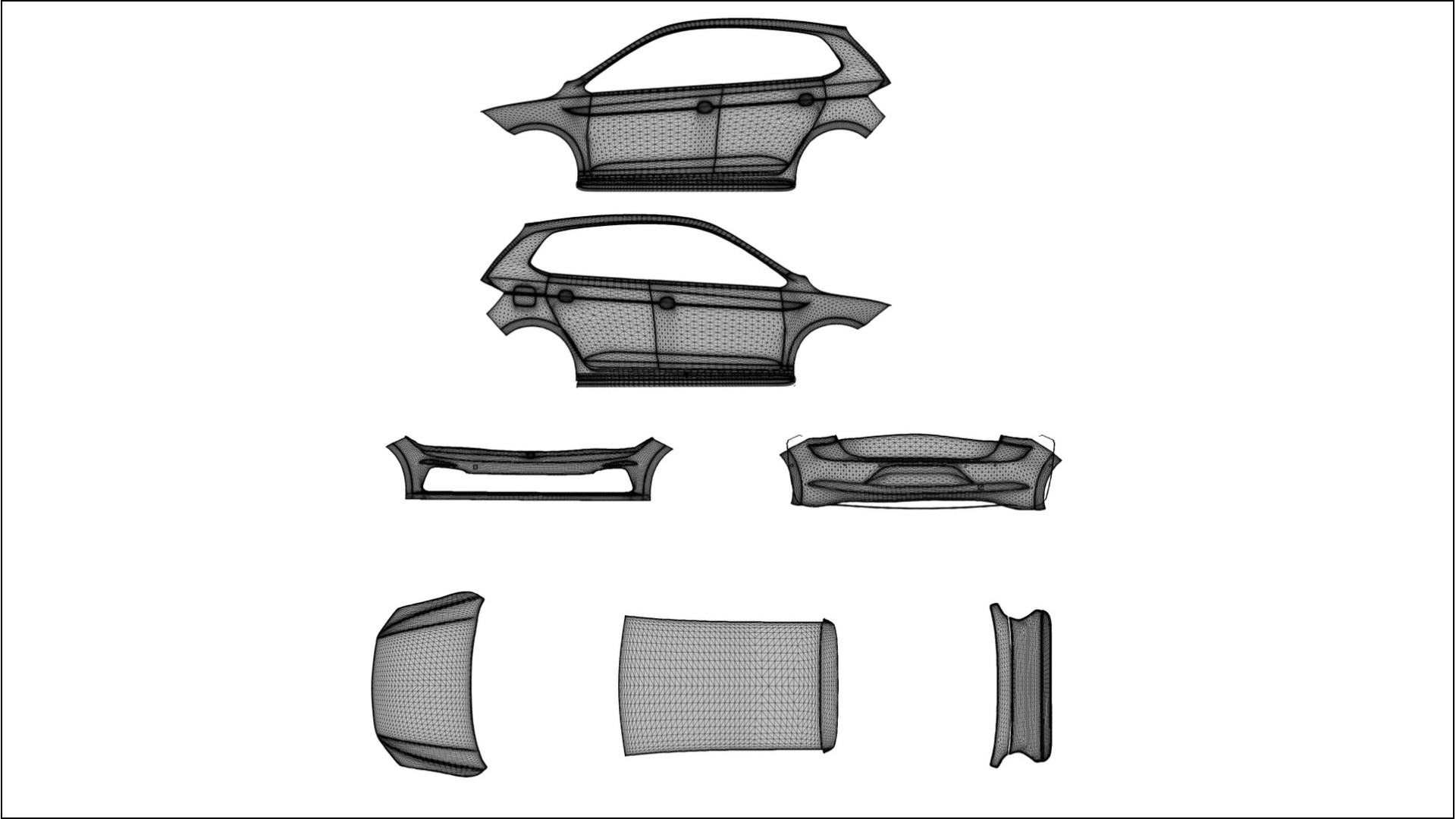 VW Polo GTI VI Film de Protecție pentru Vopsea TPU | FROST PPF cu Schimbare de Culoare – Kit Complet Predecupat 2