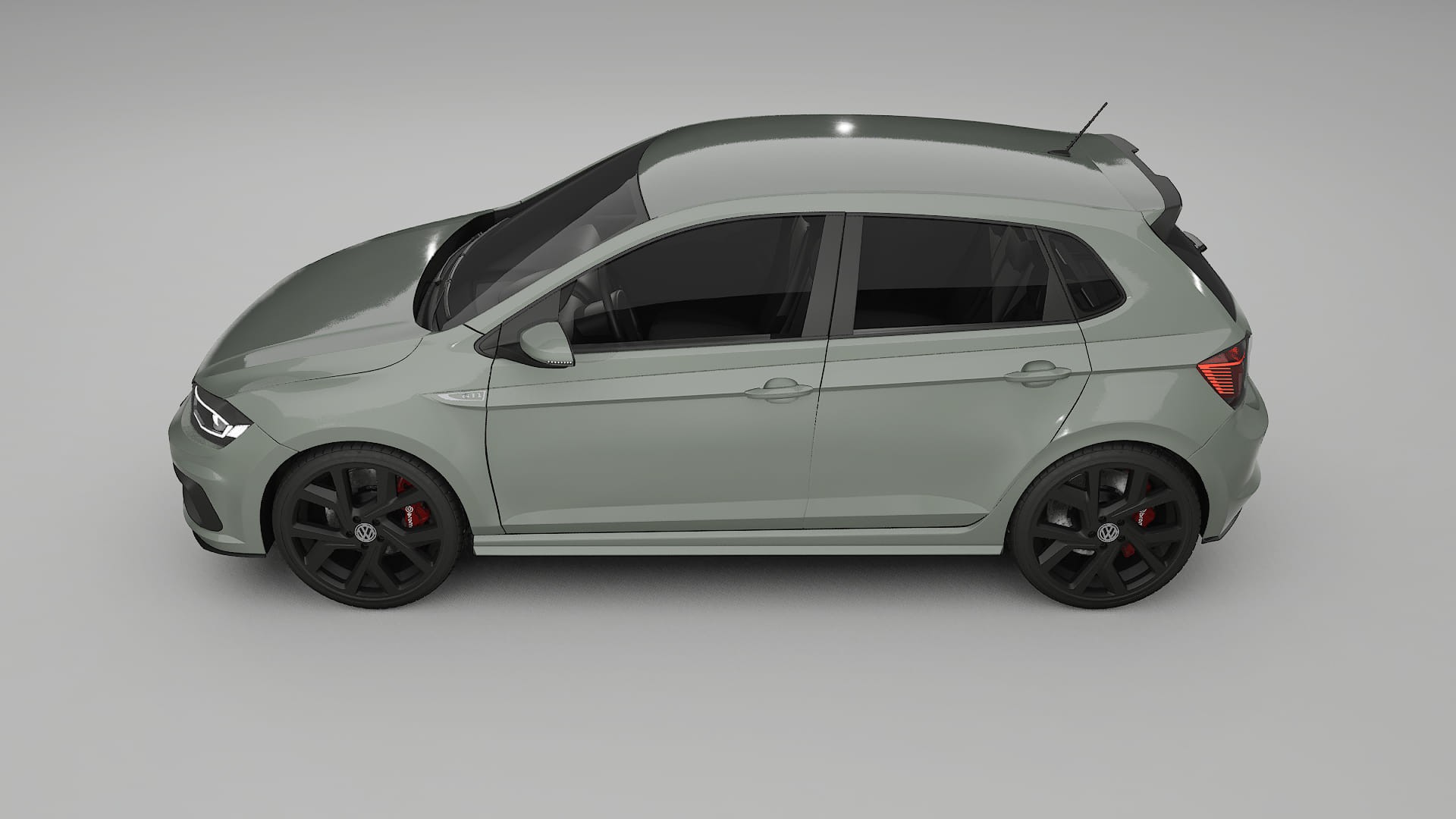 VW Polo GTI VI Film de Protecție pentru Vopsea TPU | SLATE PPF cu Schimbare de Culoare – Kit Complet Predecupat