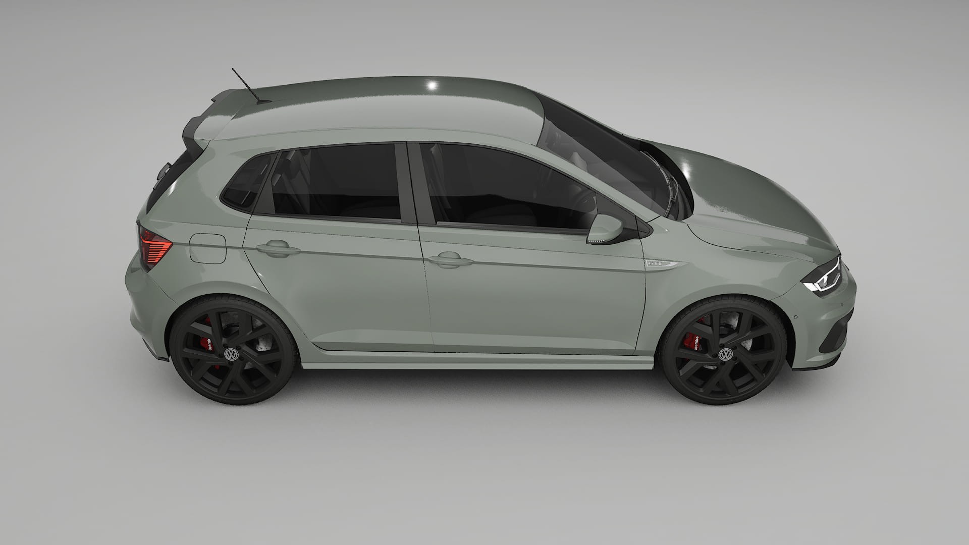 VW Polo GTI VI Film de Protecție pentru Vopsea TPU | SLATE PPF cu Schimbare de Culoare – Kit Complet Predecupat