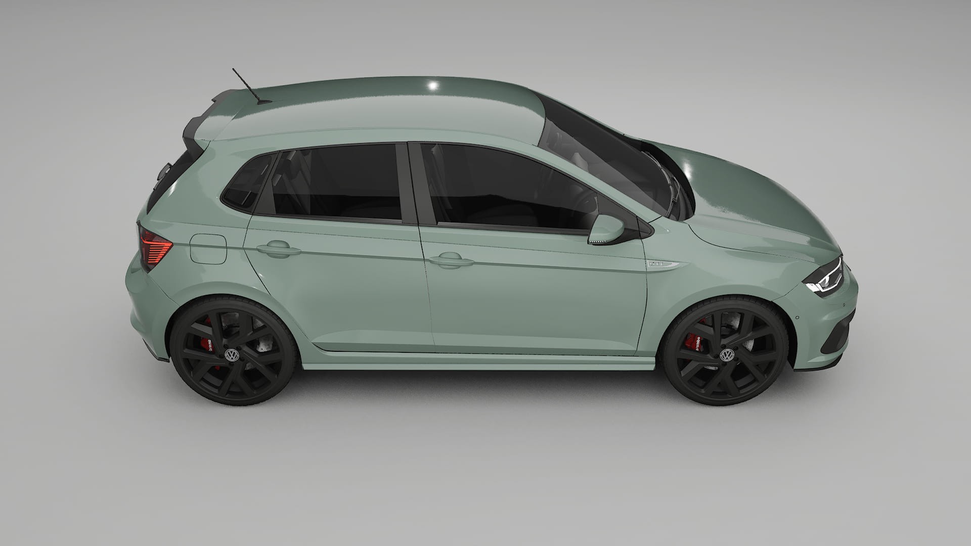 VW Polo GTI VI Film de Protecție pentru Vopsea TPU | CINDER PPF cu Schimbare de Culoare – Kit Complet Predecupat