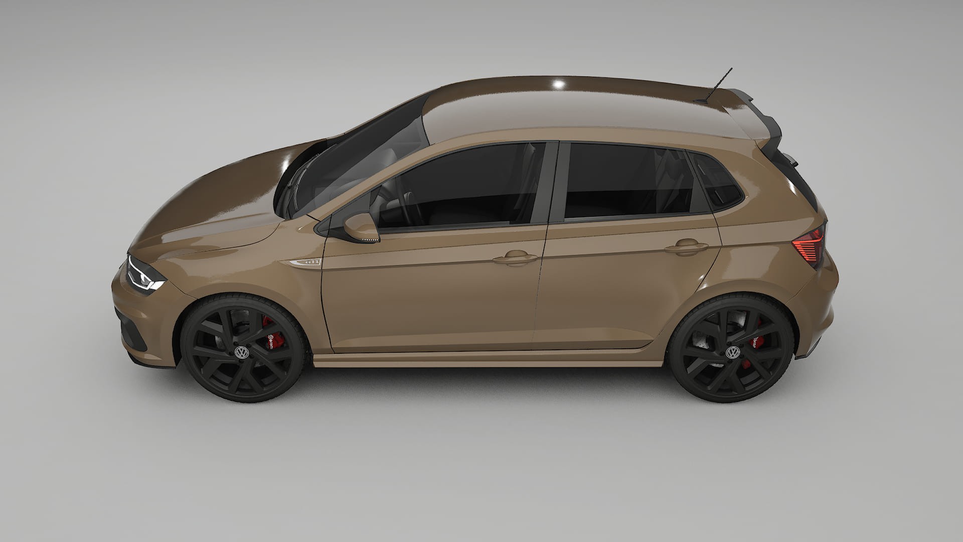 VW Polo GTI VI Film de Protecție pentru Vopsea TPU | SAHARA PPF cu Schimbare de Culoare – Kit Complet Predecupat