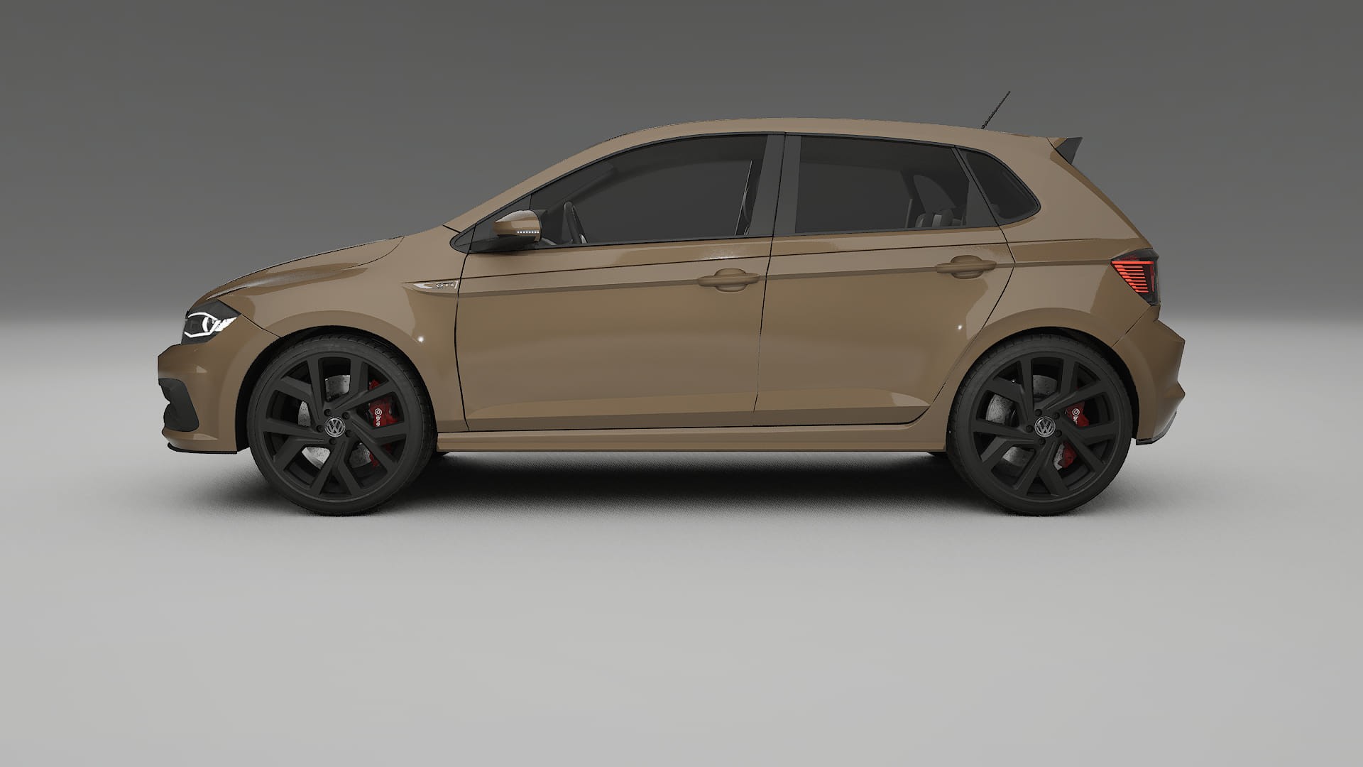 VW Polo GTI VI Film de Protecție pentru Vopsea TPU | SAHARA PPF cu Schimbare de Culoare – Kit Complet Predecupat