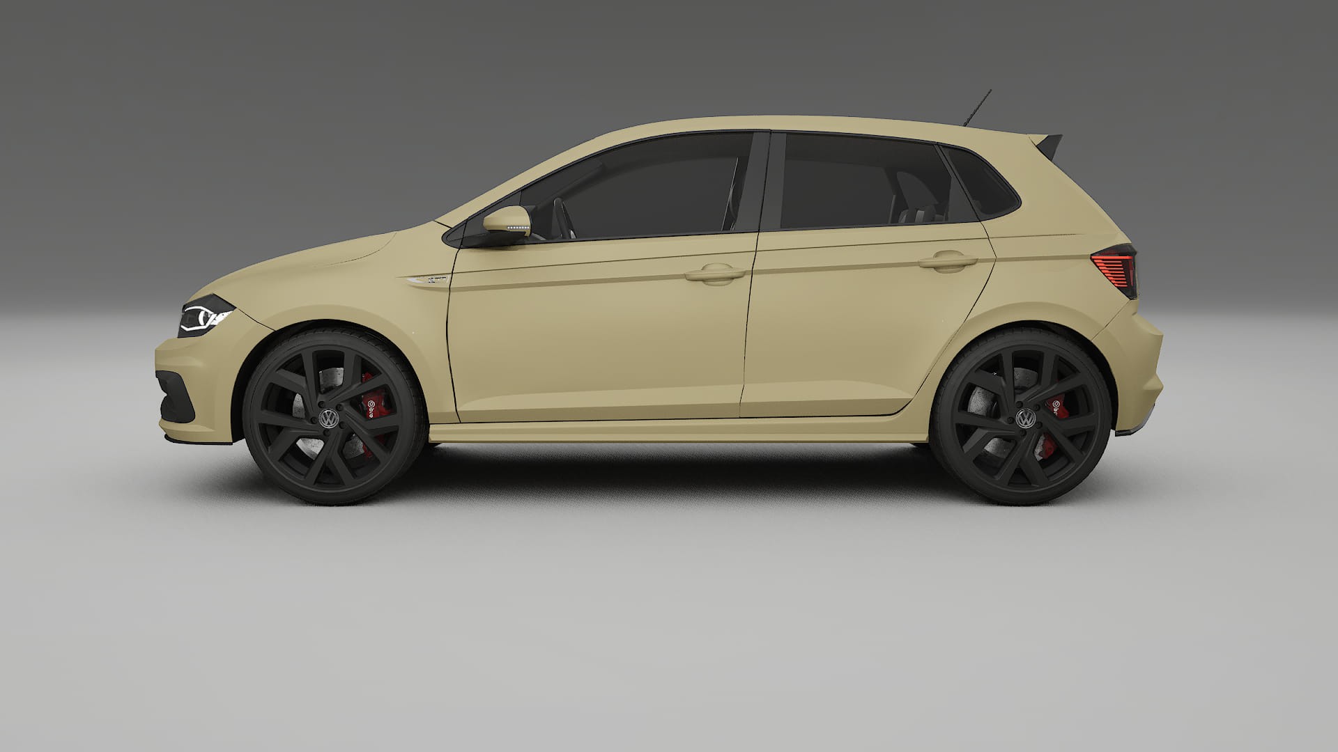 VW Polo GTI VI Film de Protecție pentru Vopsea TPU | SAND PPF cu Schimbare de Culoare – Kit Complet Predecupat