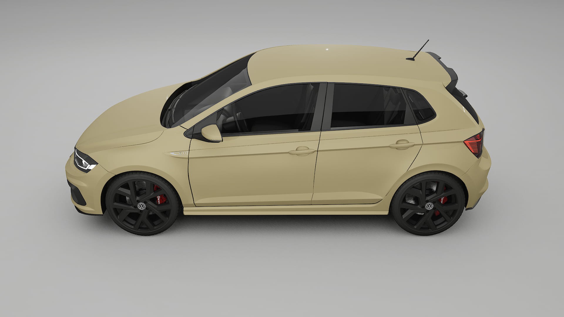 VW Polo GTI VI Film de Protecție pentru Vopsea TPU | SAND PPF cu Schimbare de Culoare – Kit Complet Predecupat