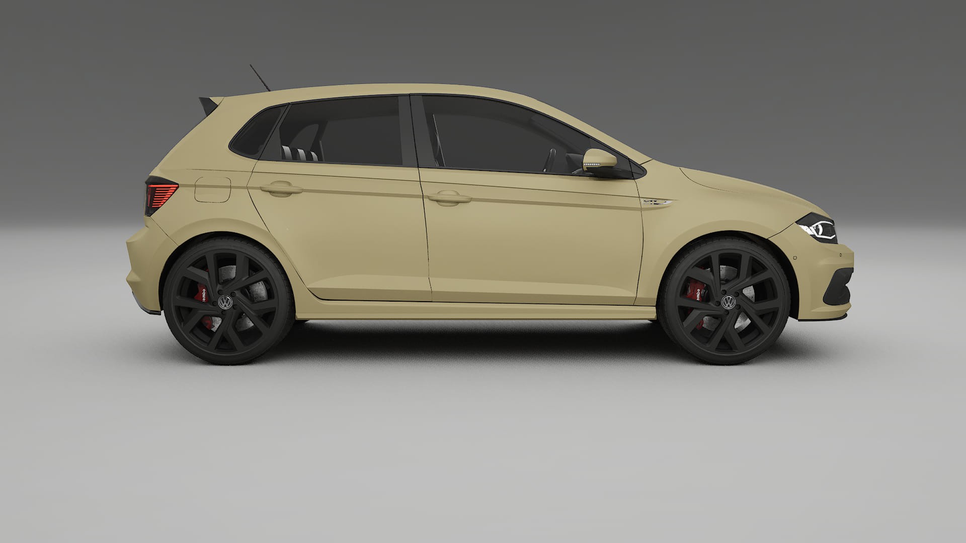 VW Polo GTI VI Film de Protecție pentru Vopsea TPU | SAND PPF cu Schimbare de Culoare – Kit Complet Predecupat