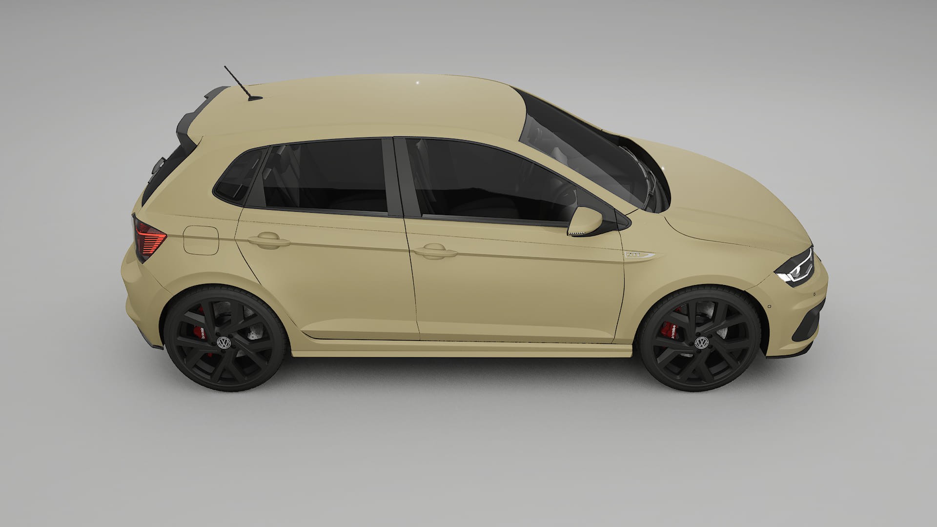 VW Polo GTI VI Film de Protecție pentru Vopsea TPU | SAND PPF cu Schimbare de Culoare – Kit Complet Predecupat