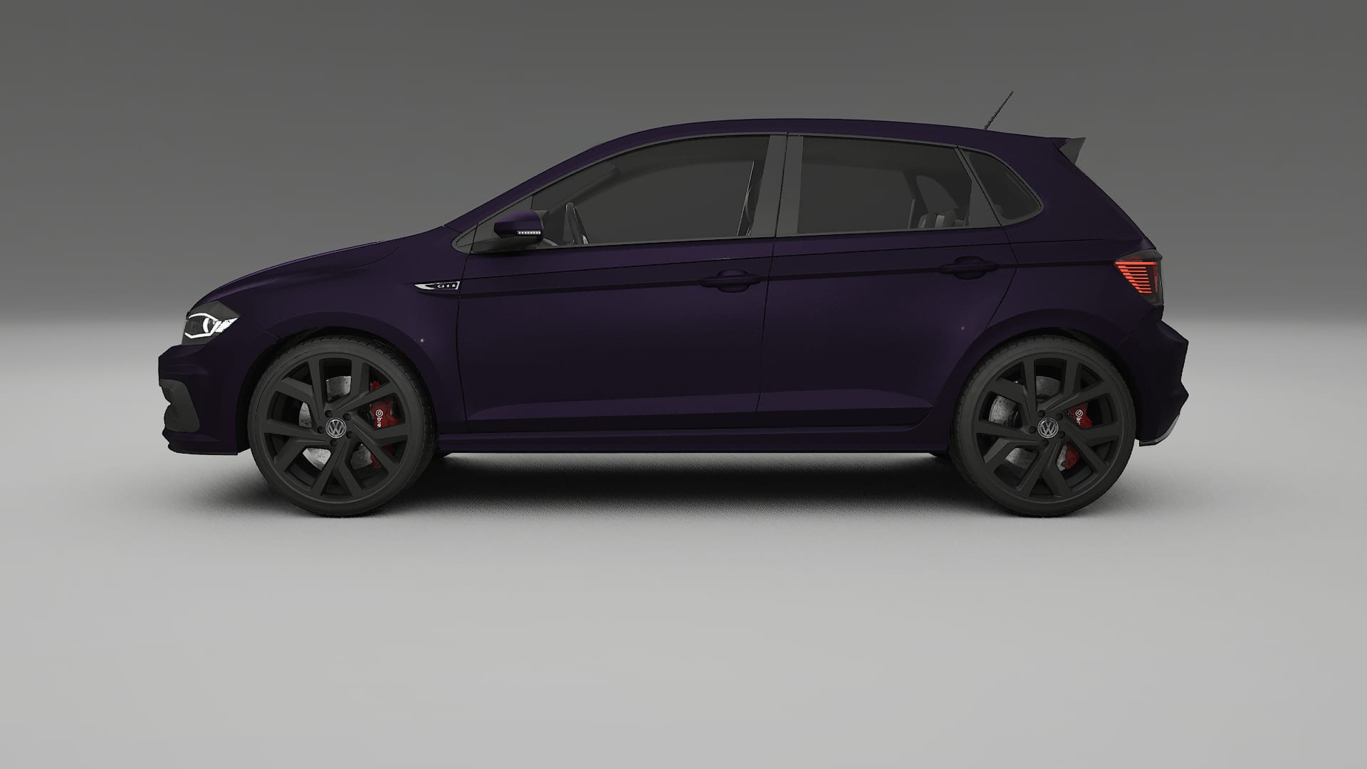 VW Polo GTI VI Film de Protecție pentru Vopsea TPU | VIOLET PPF cu Schimbare de Culoare – Kit Complet Predecupat