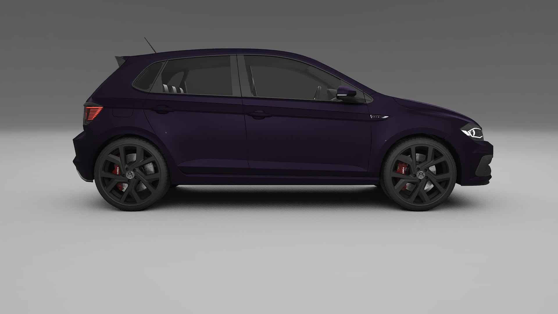VW Polo GTI VI Film de Protecție pentru Vopsea TPU | VIOLET PPF cu Schimbare de Culoare – Kit Complet Predecupat