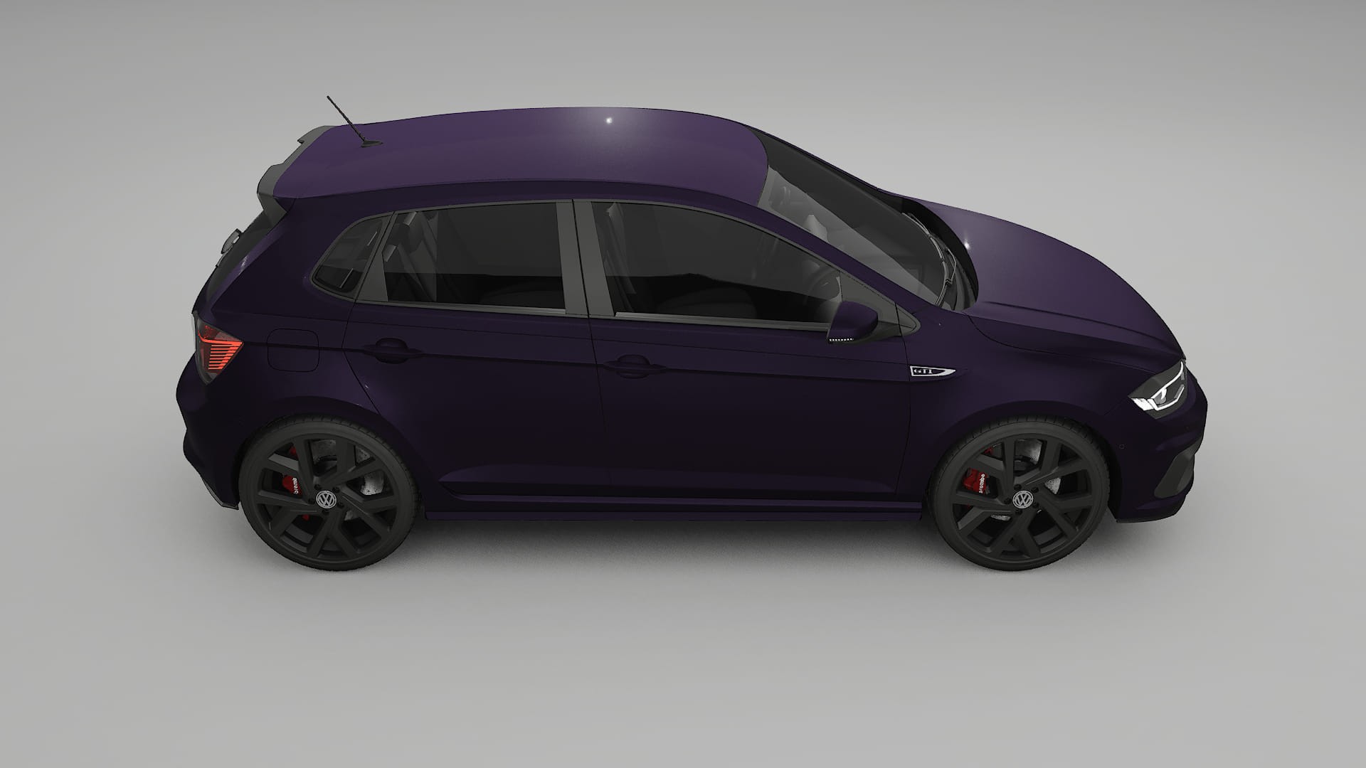 VW Polo GTI VI Film de Protecție pentru Vopsea TPU | VIOLET PPF cu Schimbare de Culoare – Kit Complet Predecupat