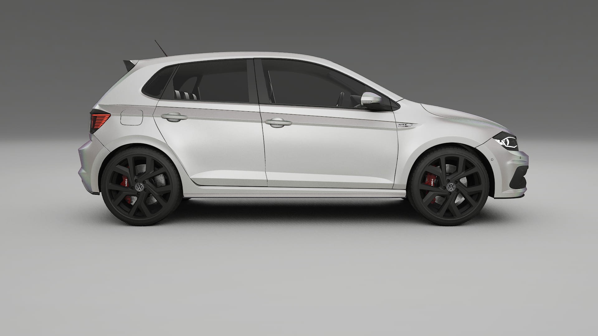 VW Polo GTI VI Film de Protecție pentru Vopsea TPU | NEBULA PPF cu Schimbare de Culoare – Kit Complet Predecupat