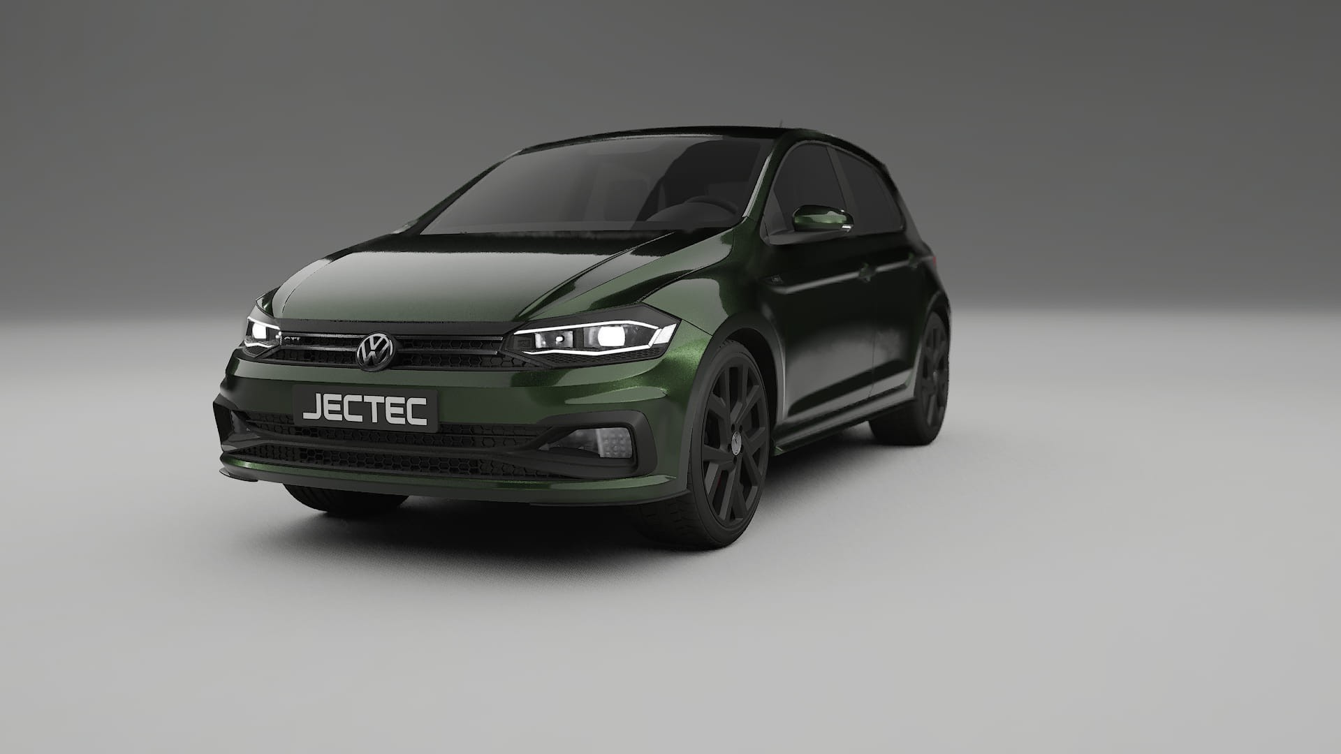 VW Polo GTI VI Film de Protecție pentru Vopsea TPU | LAGOON PPF cu Schimbare de Culoare – Kit Complet Predecupat