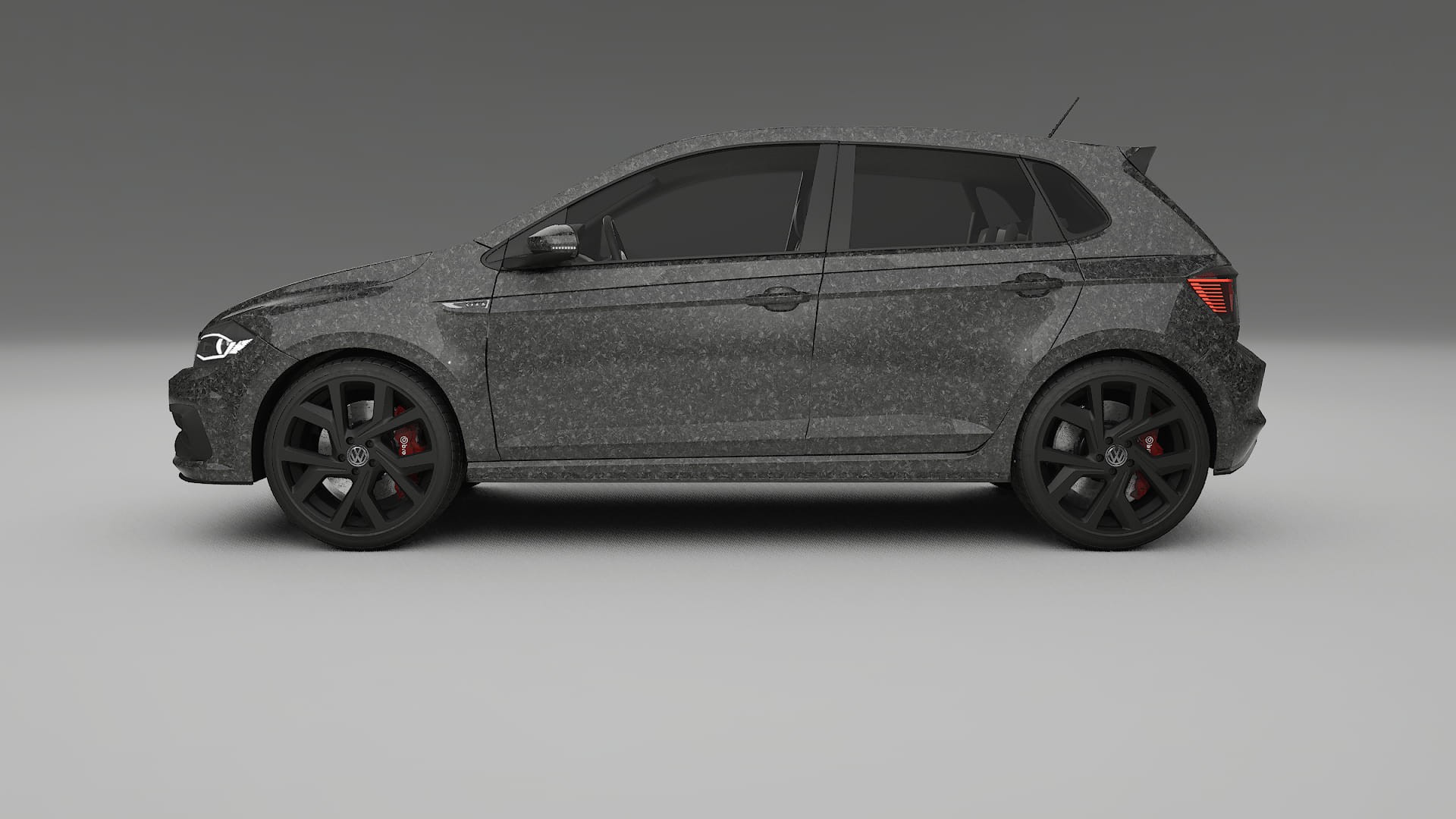 VW Polo GTI VI Film de Protecție pentru Vopsea TPU | FORGED S PPF cu Schimbare de Culoare – Kit Complet Predecupat