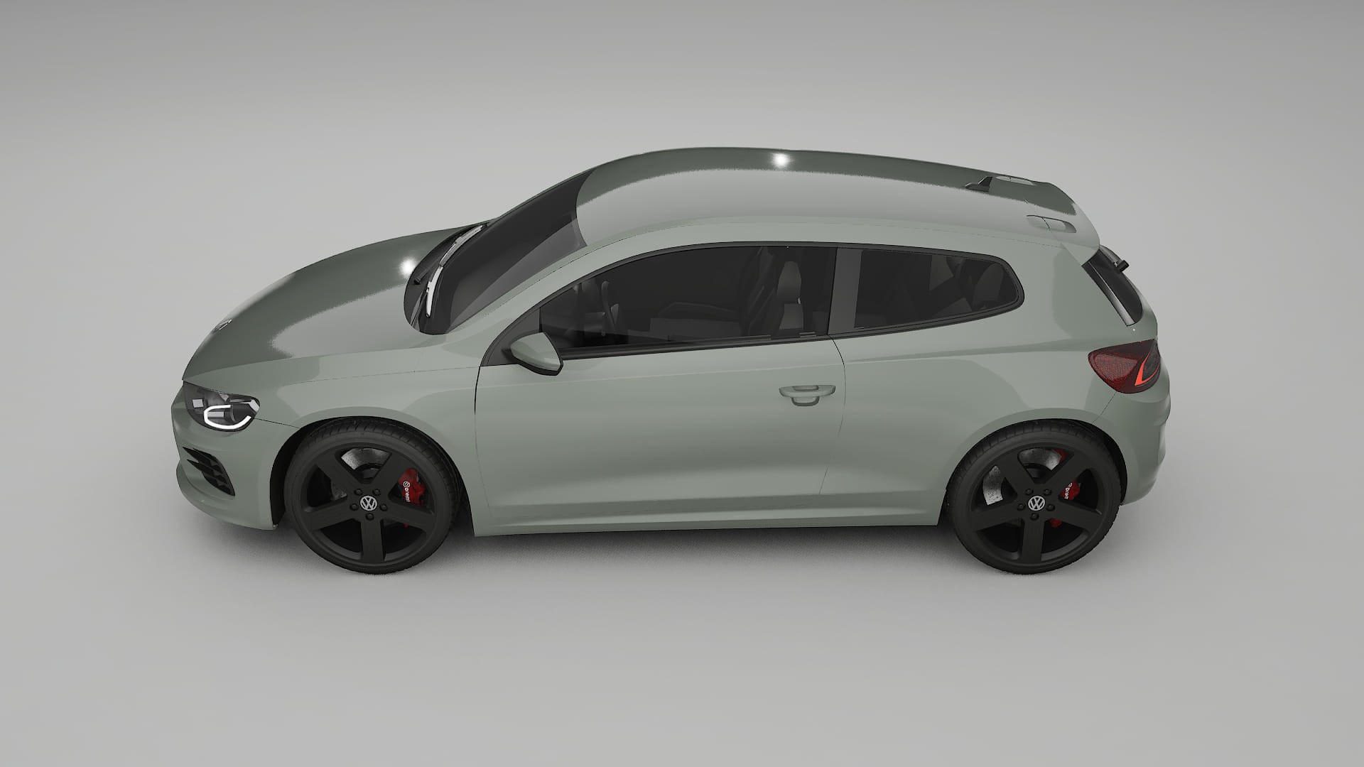 VW Scirocco R III Film de Protecție pentru Vopsea TPU | SLATE PPF cu Schimbare de Culoare – Kit Complet Predecupat