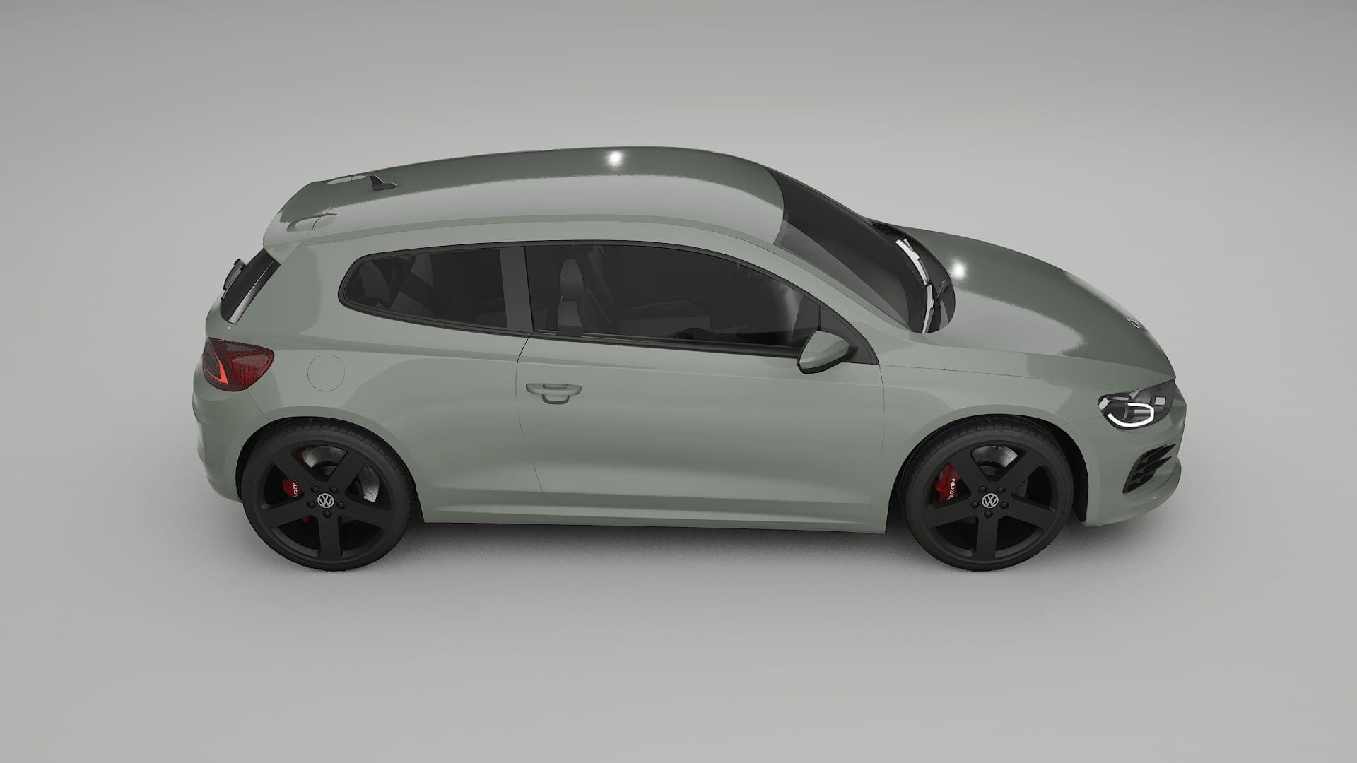 VW Scirocco R III Film de Protecție pentru Vopsea TPU | SLATE PPF cu Schimbare de Culoare – Kit Complet Predecupat