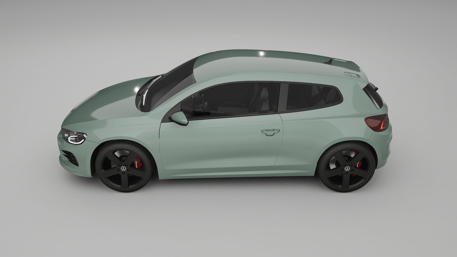 VW Scirocco R III Film de Protecție pentru Vopsea TPU | CINDER PPF cu Schimbare de Culoare – Kit Complet Predecupat