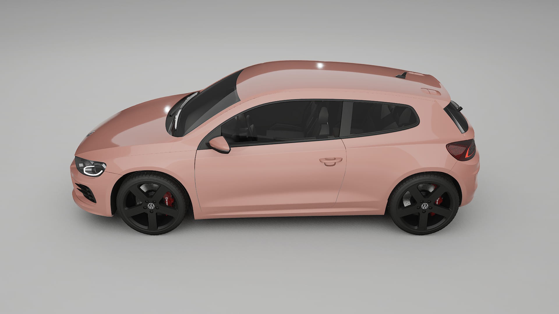 VW Scirocco R III Film de Protecție pentru Vopsea TPU | BLUSH PPF cu Schimbare de Culoare – Kit Complet Predecupat