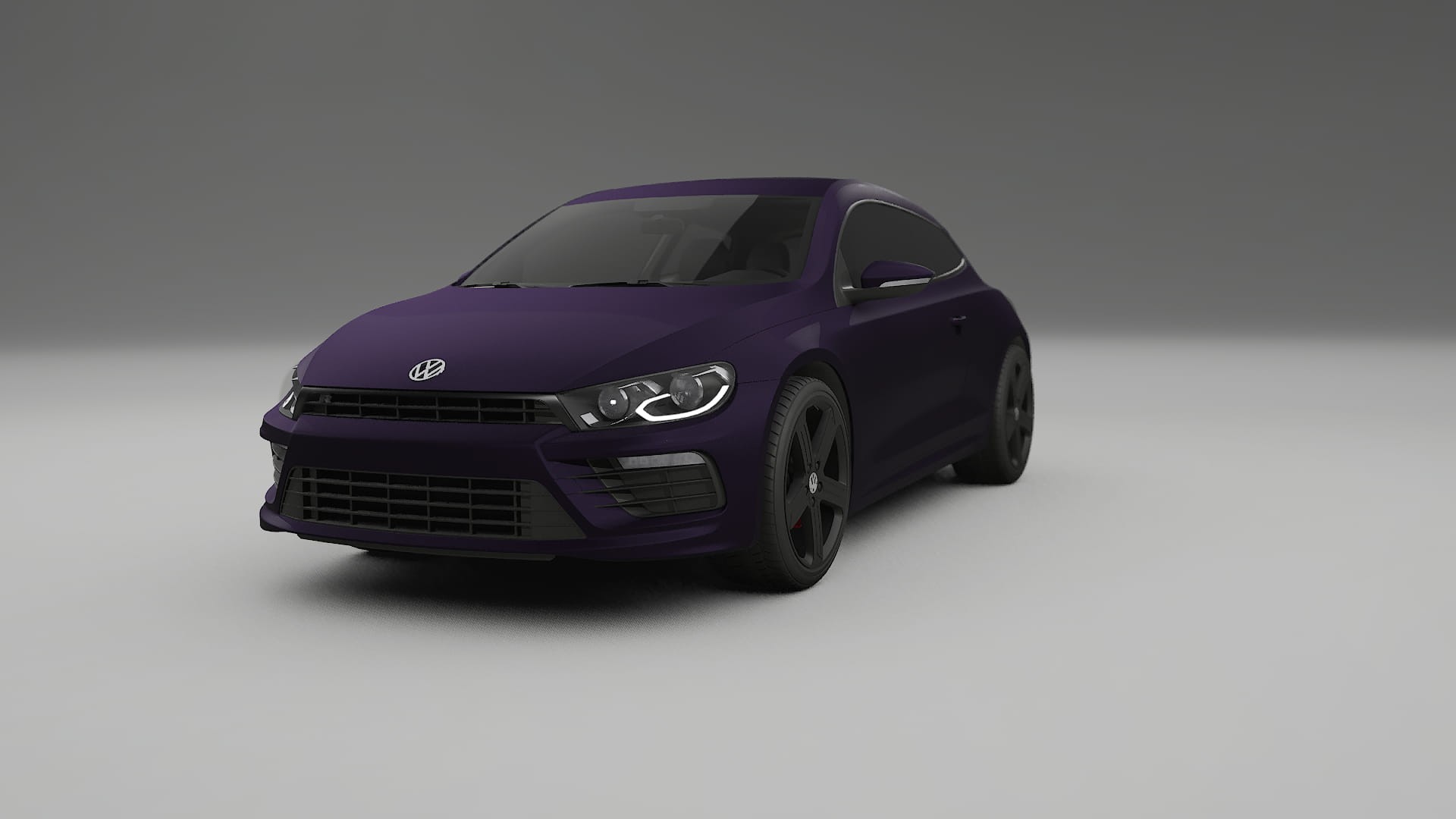 VW Scirocco R III Film de Protecție pentru Vopsea TPU | VIOLET PPF cu Schimbare de Culoare – Kit Complet Predecupat